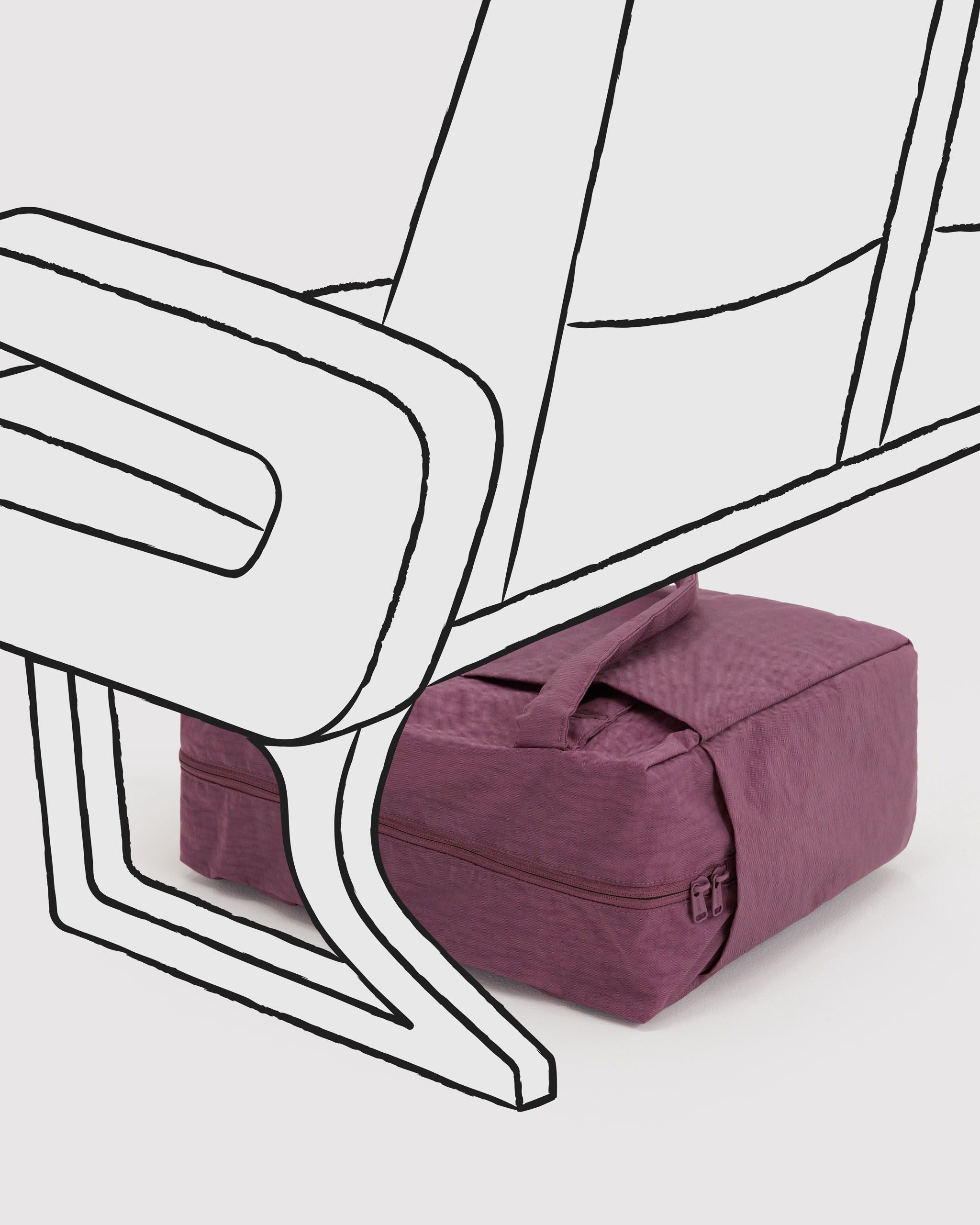 Small Cloud Carry-On in Wild Plum - Organized Travel Carry