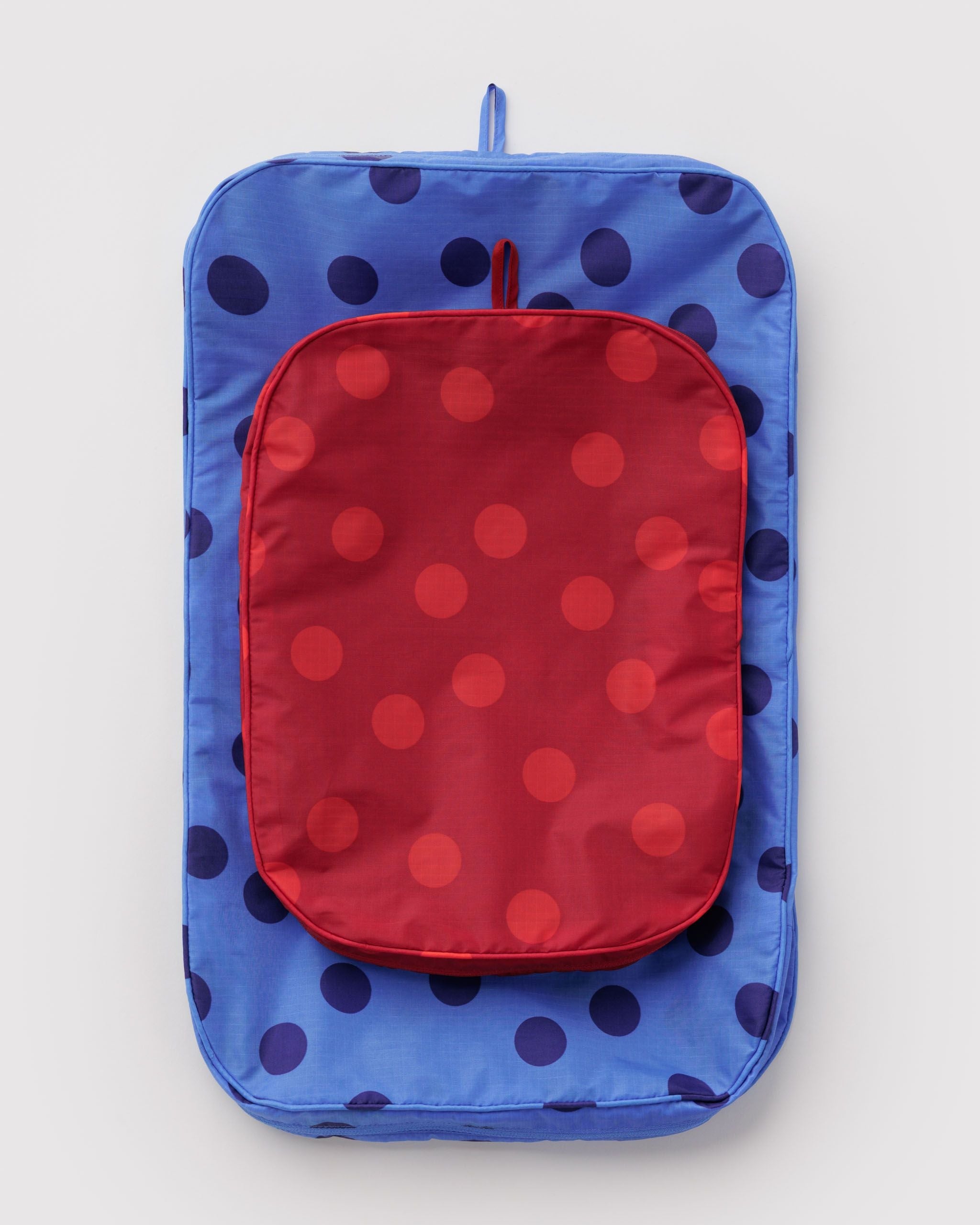Large Packing Cube Set in Polka Dot Mix - Easy Packing and Storage