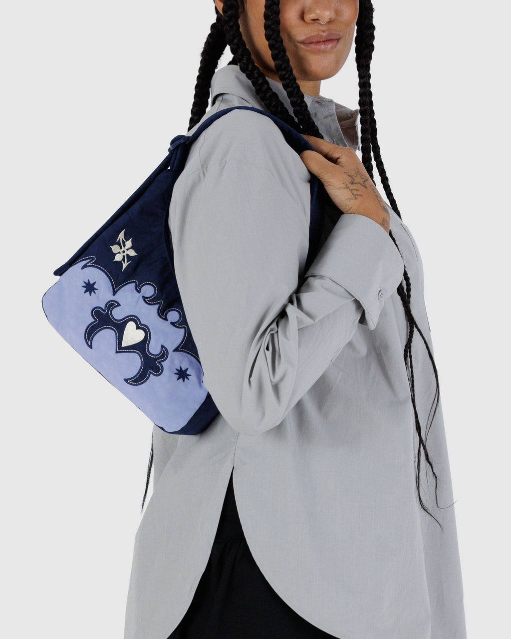 Mini Nylon Shoulder Bag - Sale in Western Applique