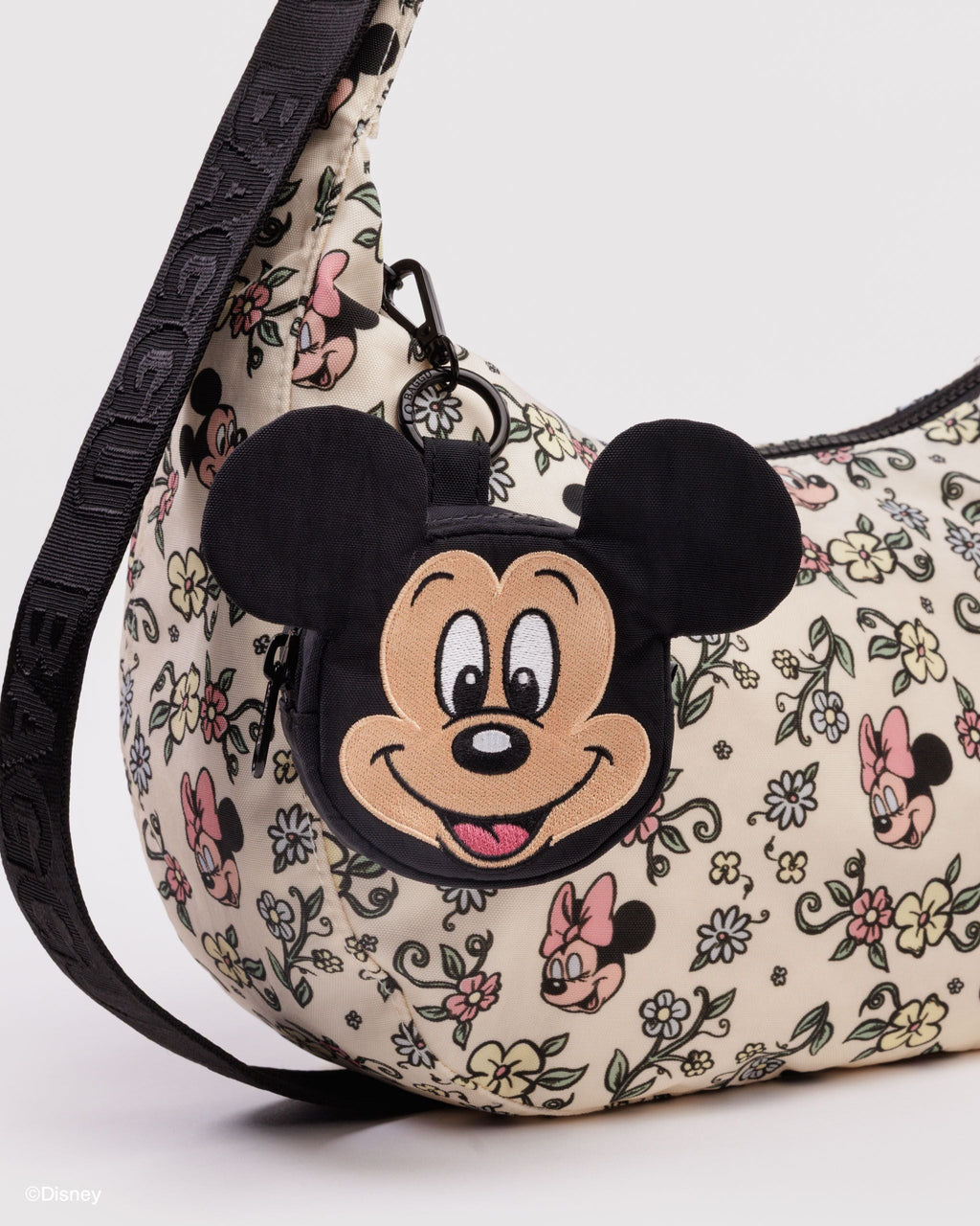 Mickey Mouse Charm in Embroidered Mickey Mouse - Playful Bag Accessory