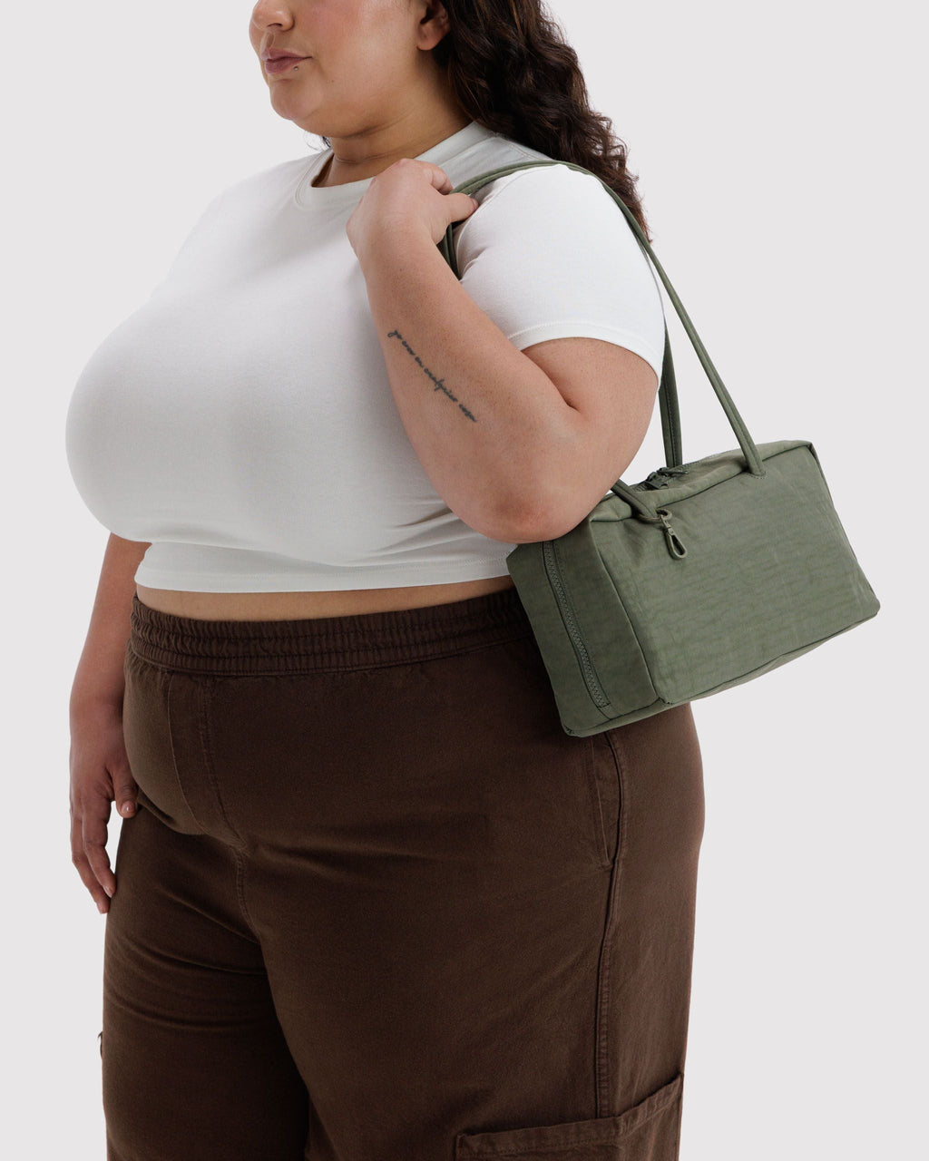 Nylon Bowler Bag in Caper - Hands Free Everyday Carry