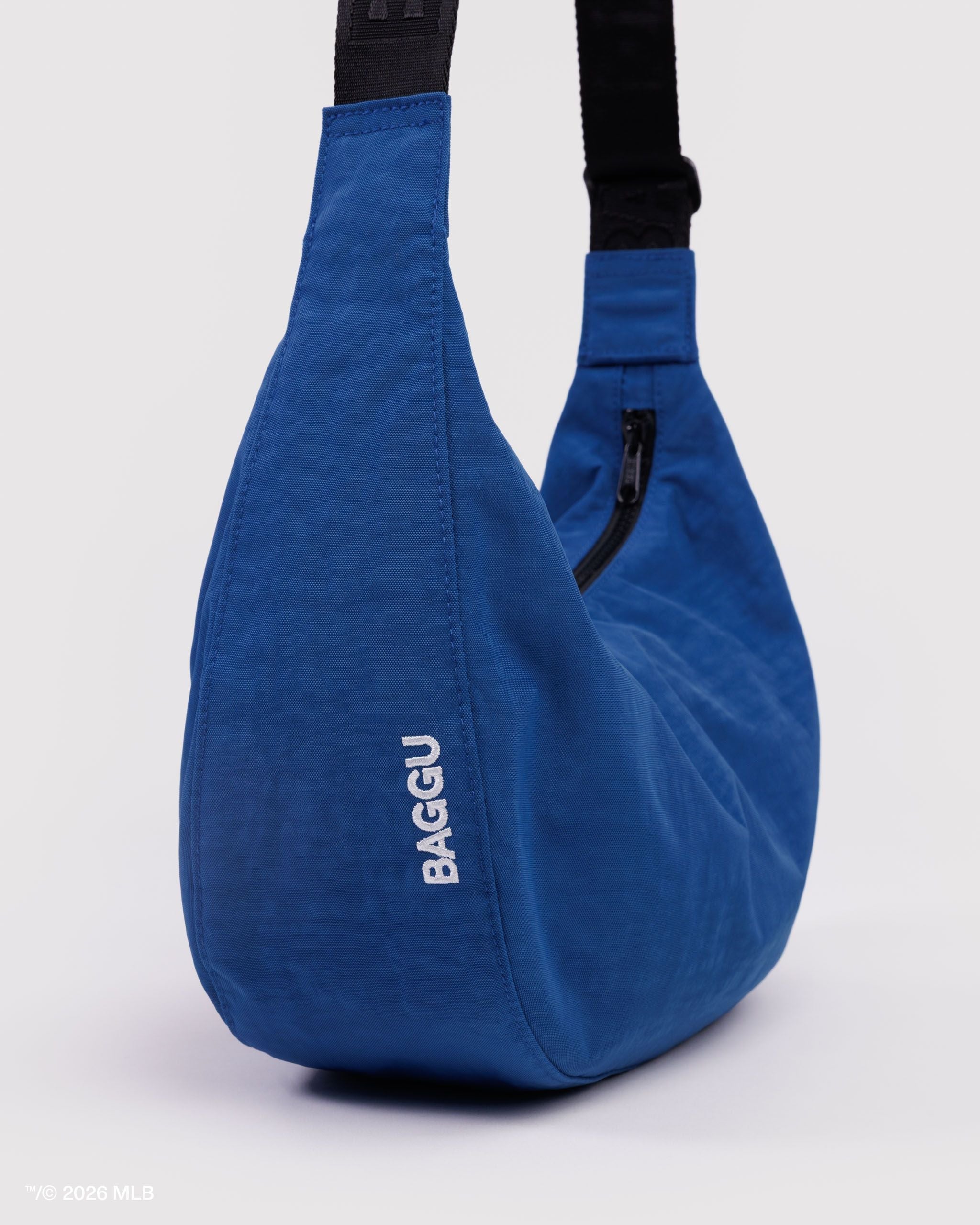 Medium Nylon Crescent Bag in Chicago CubsTM