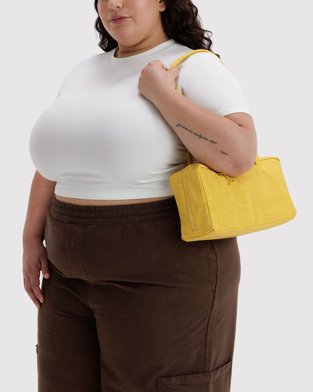 Nylon Bowler Bag in Sunflower - Hands Free Everyday Carry