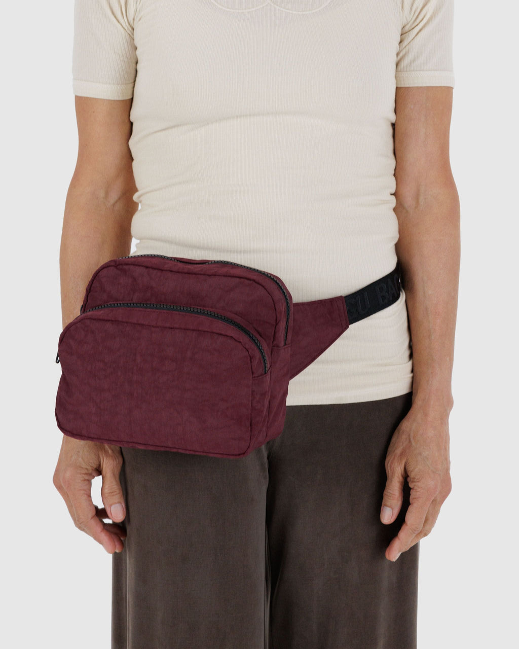 Fanny Pack in Mahogany - Compact Hands Free Carry