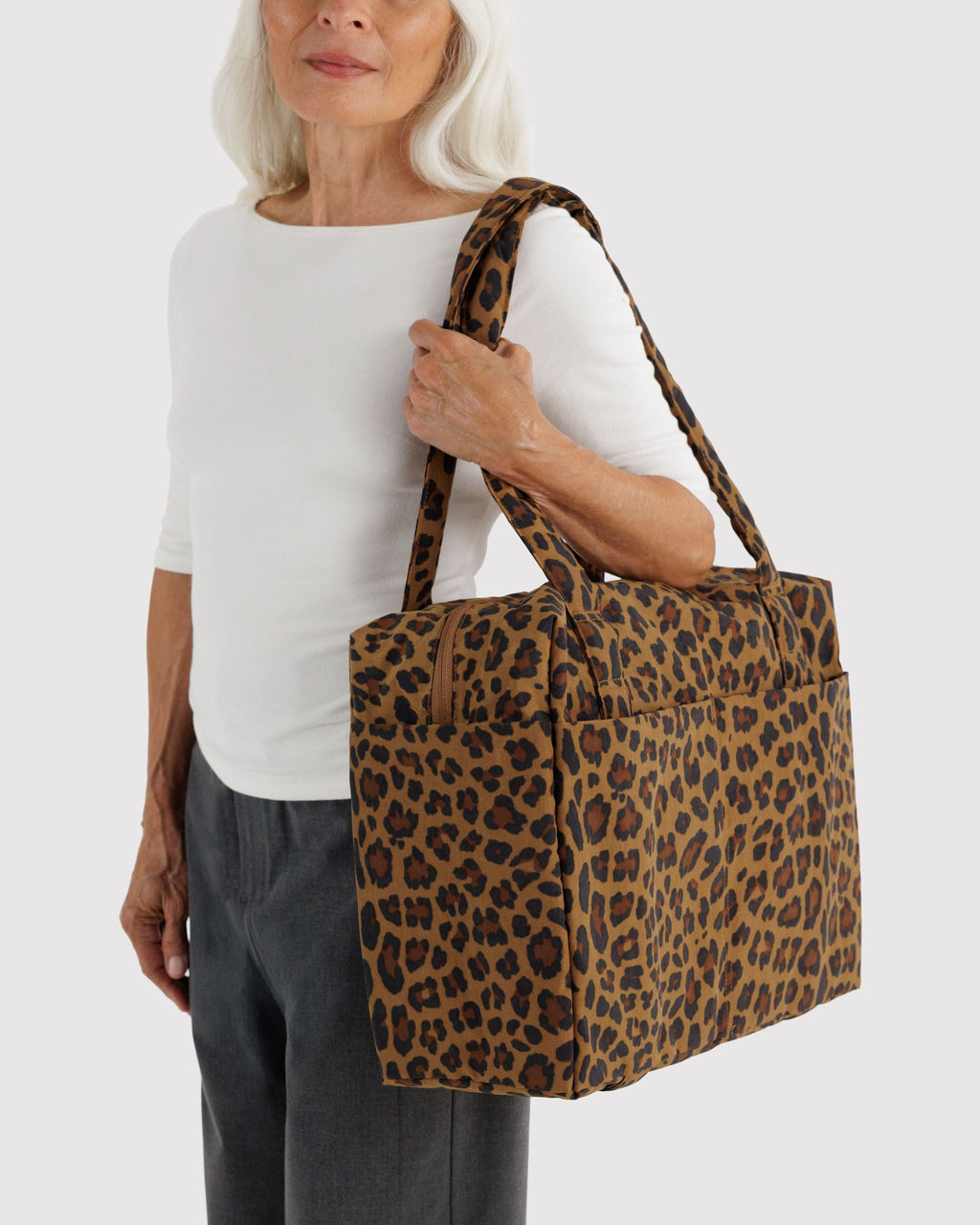 Small Cloud Carry-On in Leopard - Organized Travel Carry