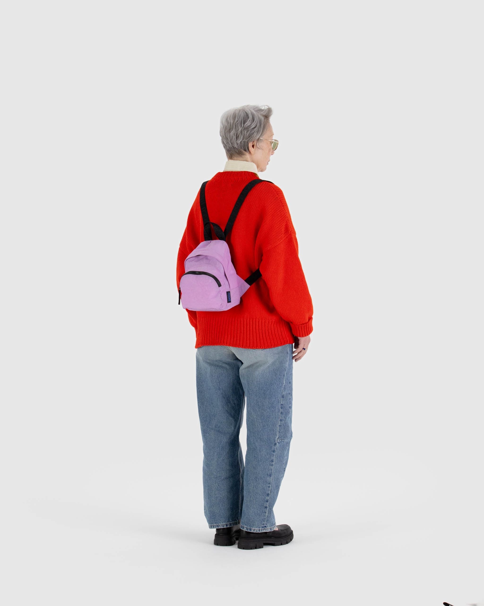 Mini Nylon Backpack in Peony - Comfortable Daily Carry