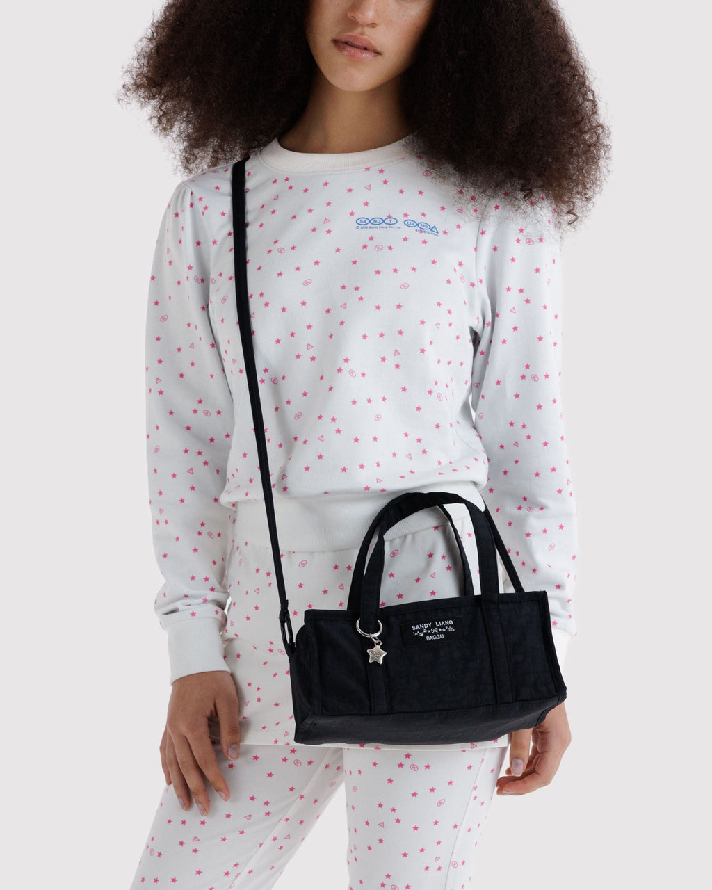 Mini Nylon Market Bag in Black - Reusable Everyday Carry