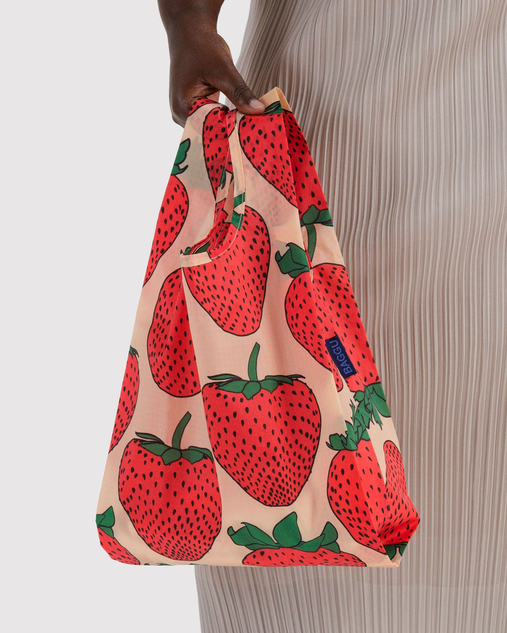 Baby Baggu in Strawberry - Reusable Everyday Carry