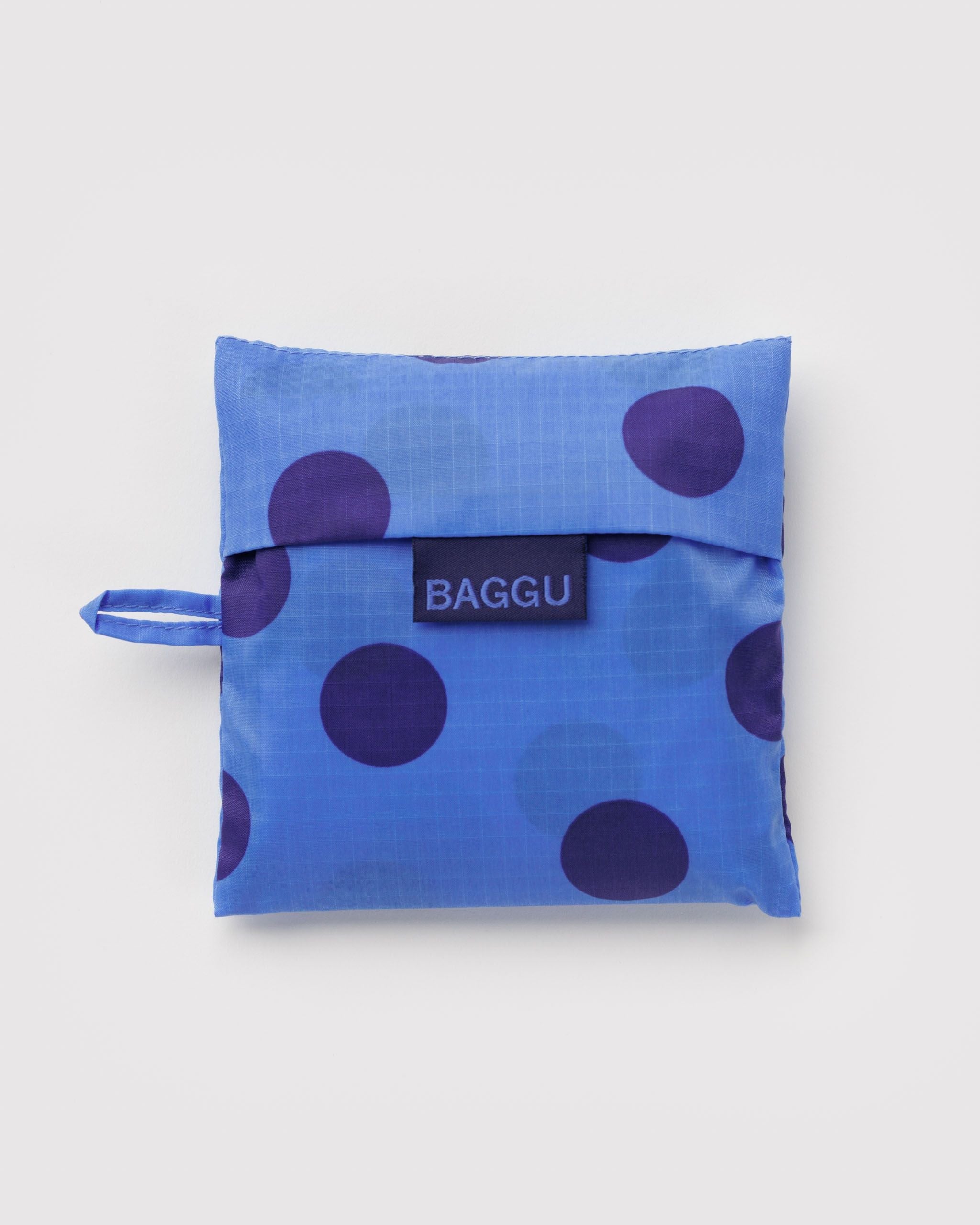 Standard Baggu in Blue Polka Dot - Reusable Everyday Carry