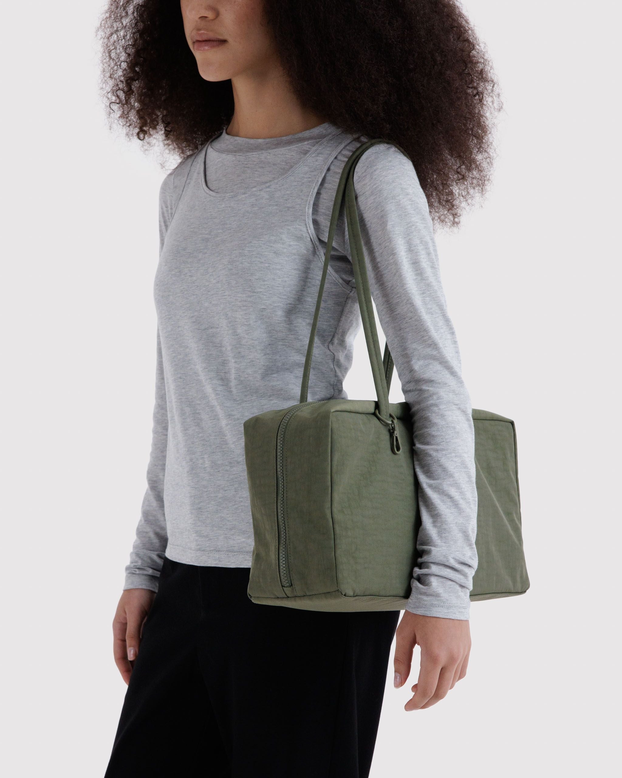 Medium Nylon Bowler Bag in Caper - Hands Free Everyday Carry