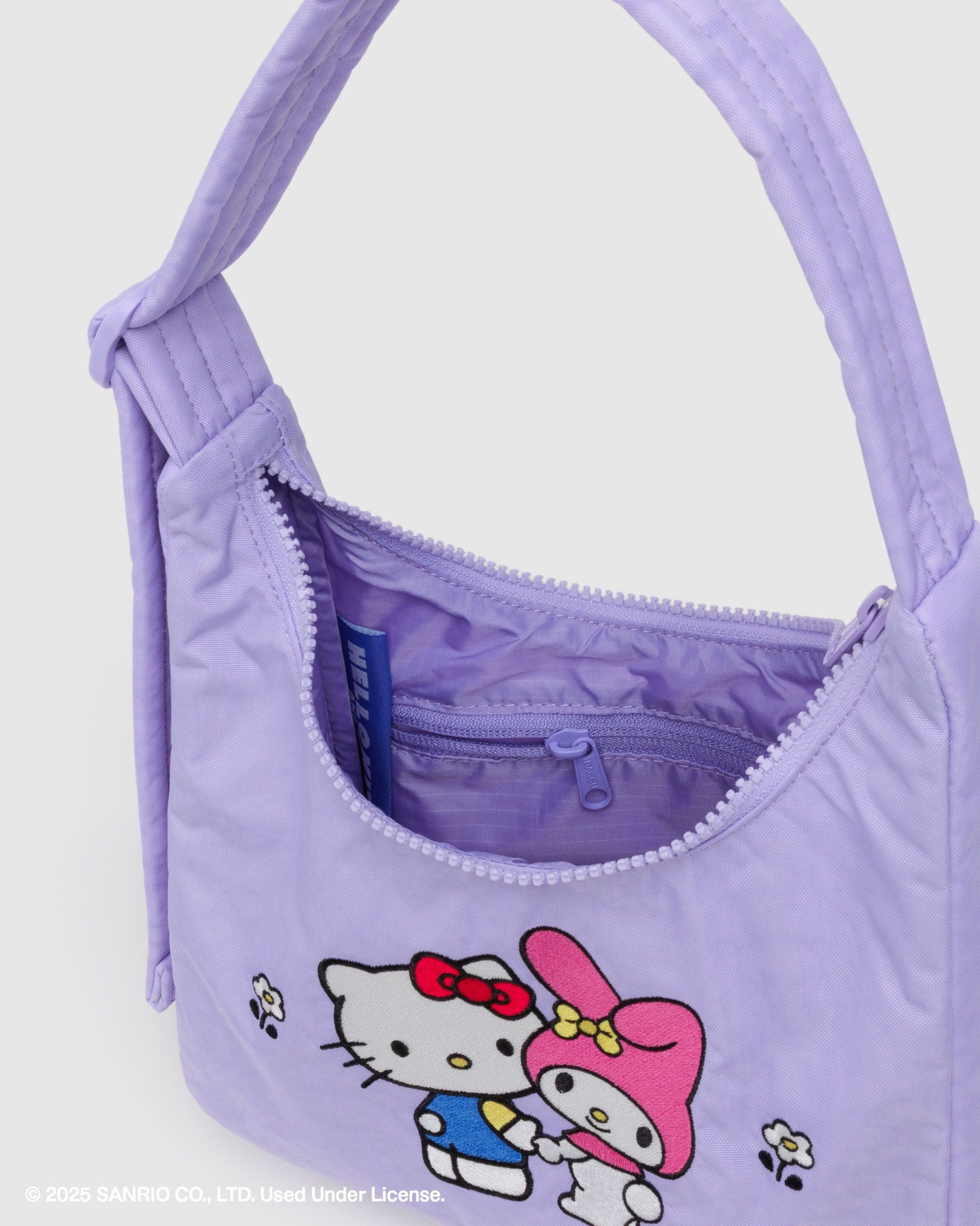 Mini Nylon Shoulder Bag - Sale in Embroidered Hello Kitty and My Melod