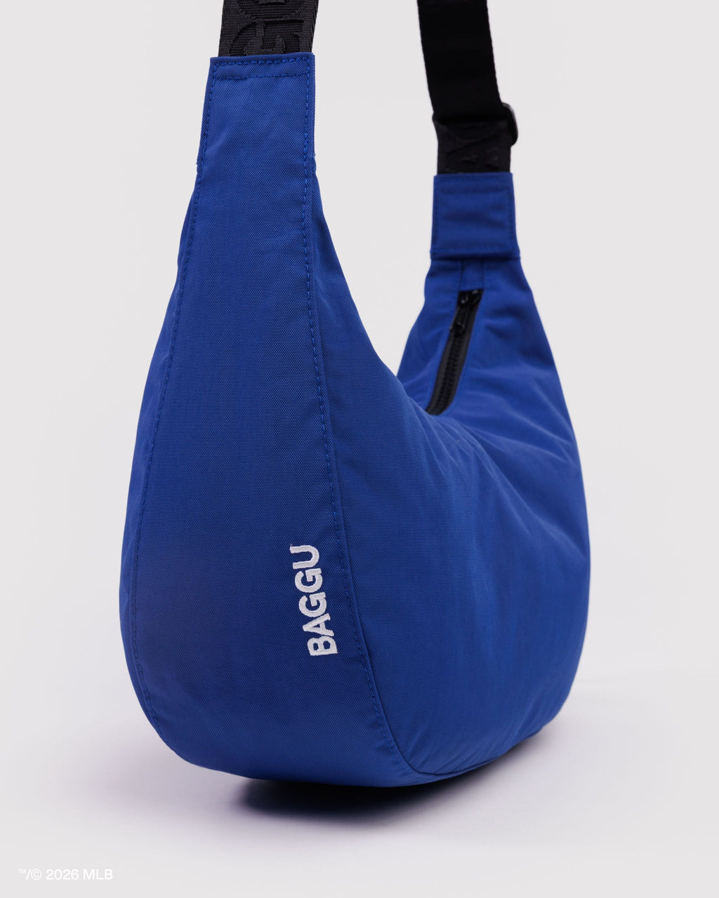 Medium Nylon Crescent Bag in New York MetsTM