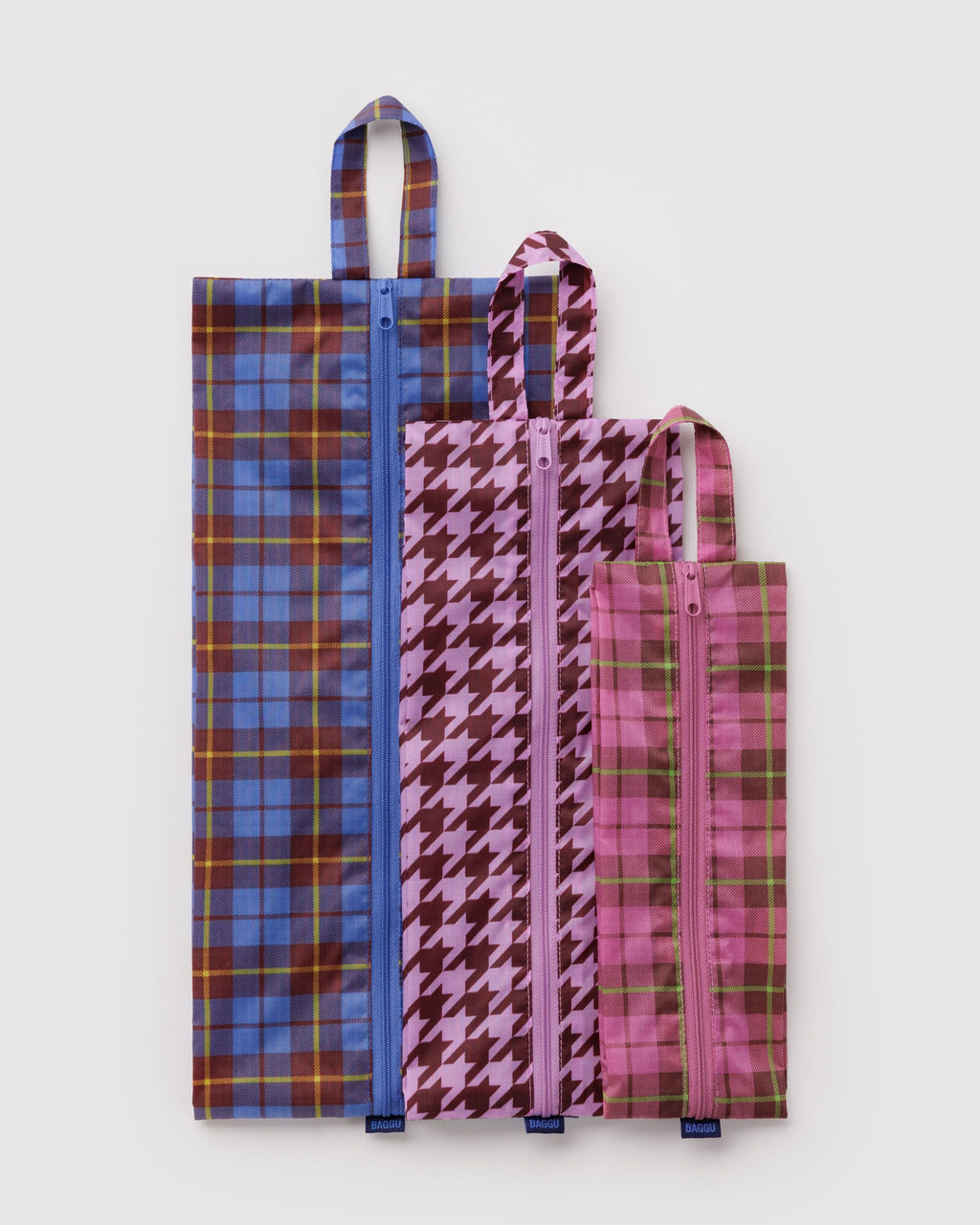 3D Zip Set in Check Mix - Easy Packing and Storage