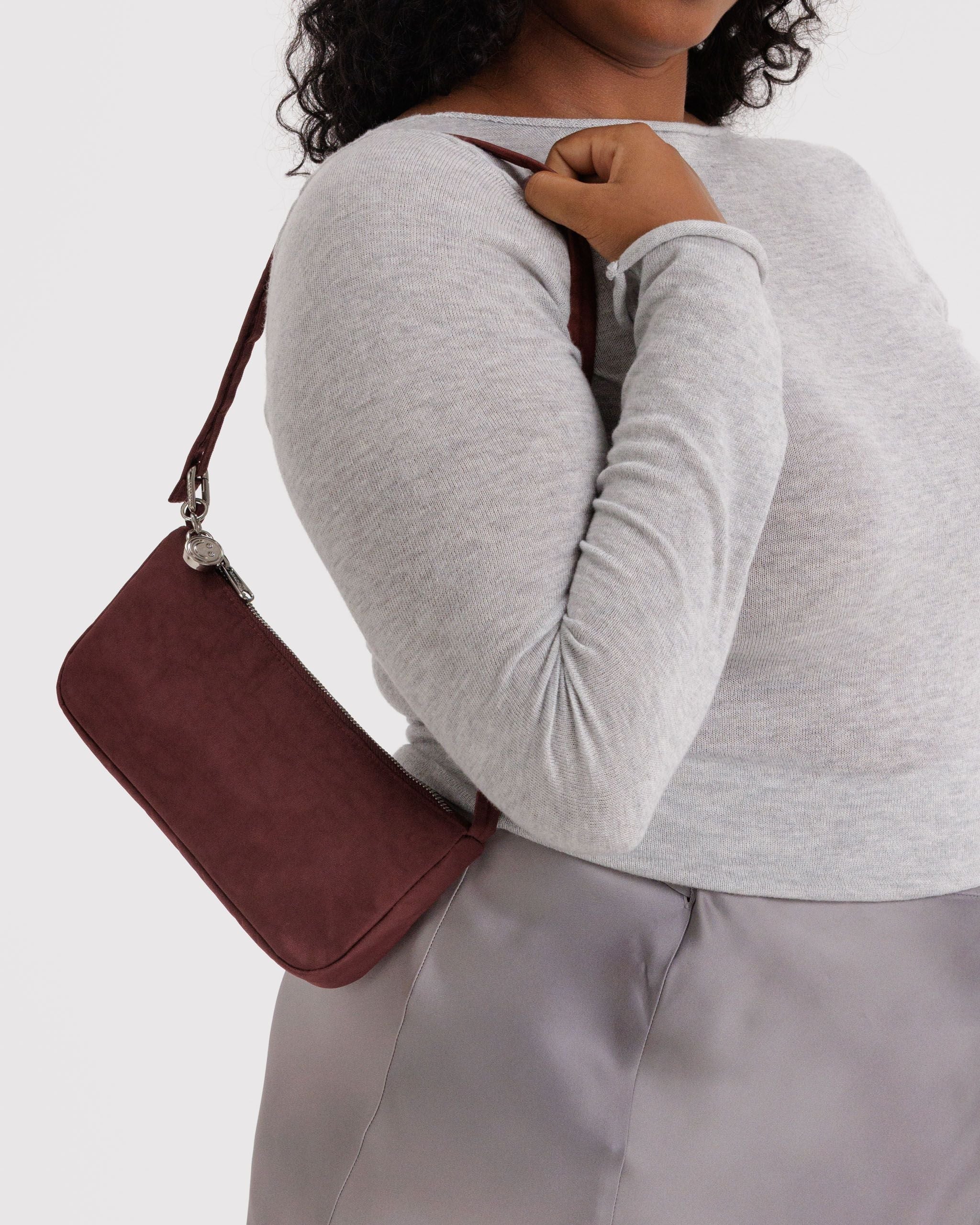Nylon Pochette - Sale in Mahogany - Hands Free Everyday Carry