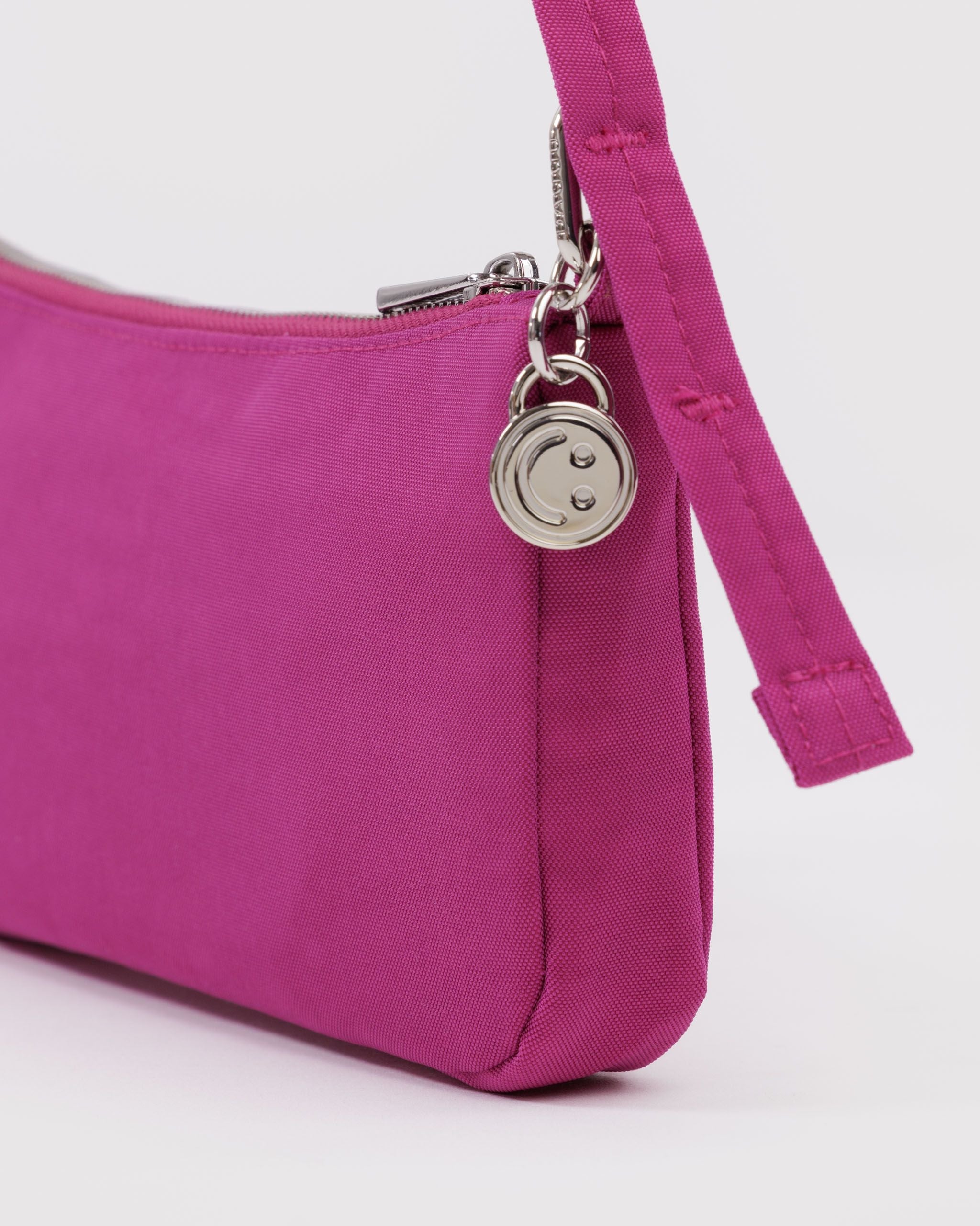 Nylon Pochette - Sale in Deep Fuchsia - Hands Free Everyday Carry