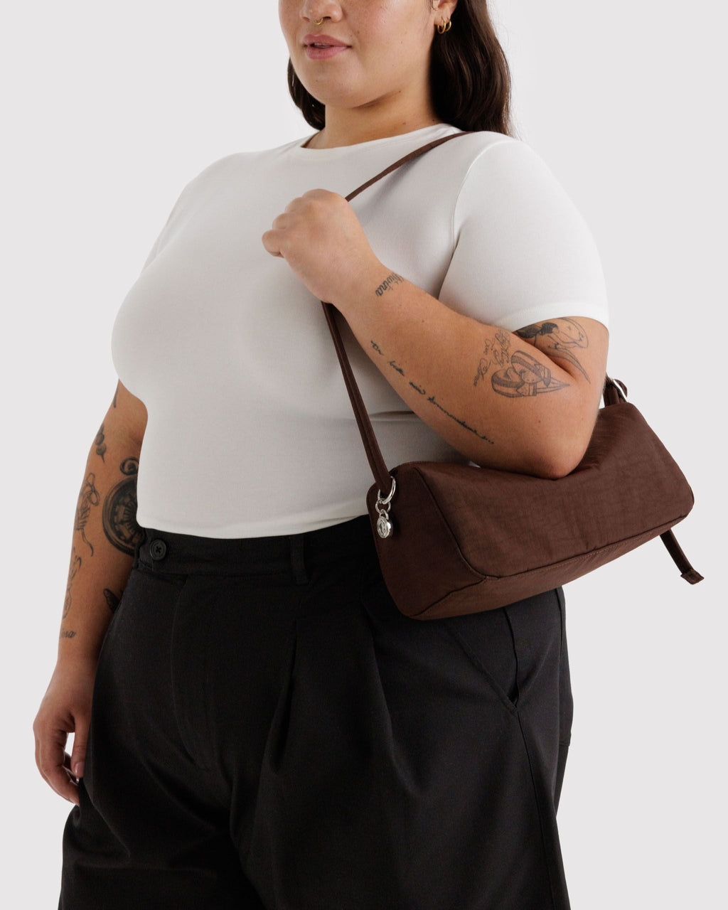 Nylon Loaf Bag in Coffee - Hands Free Everyday Carry