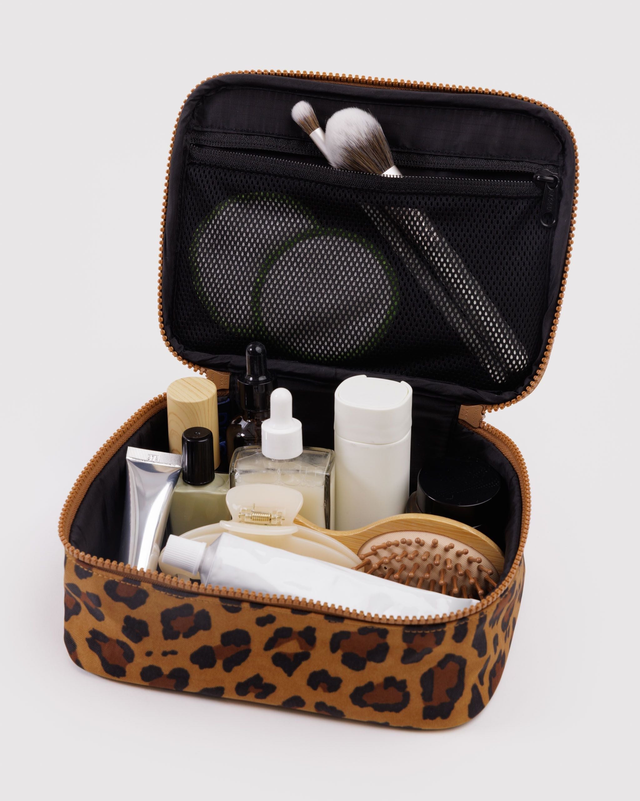 Small Cosmetic Case in Leopard - Easy Packing and Storage