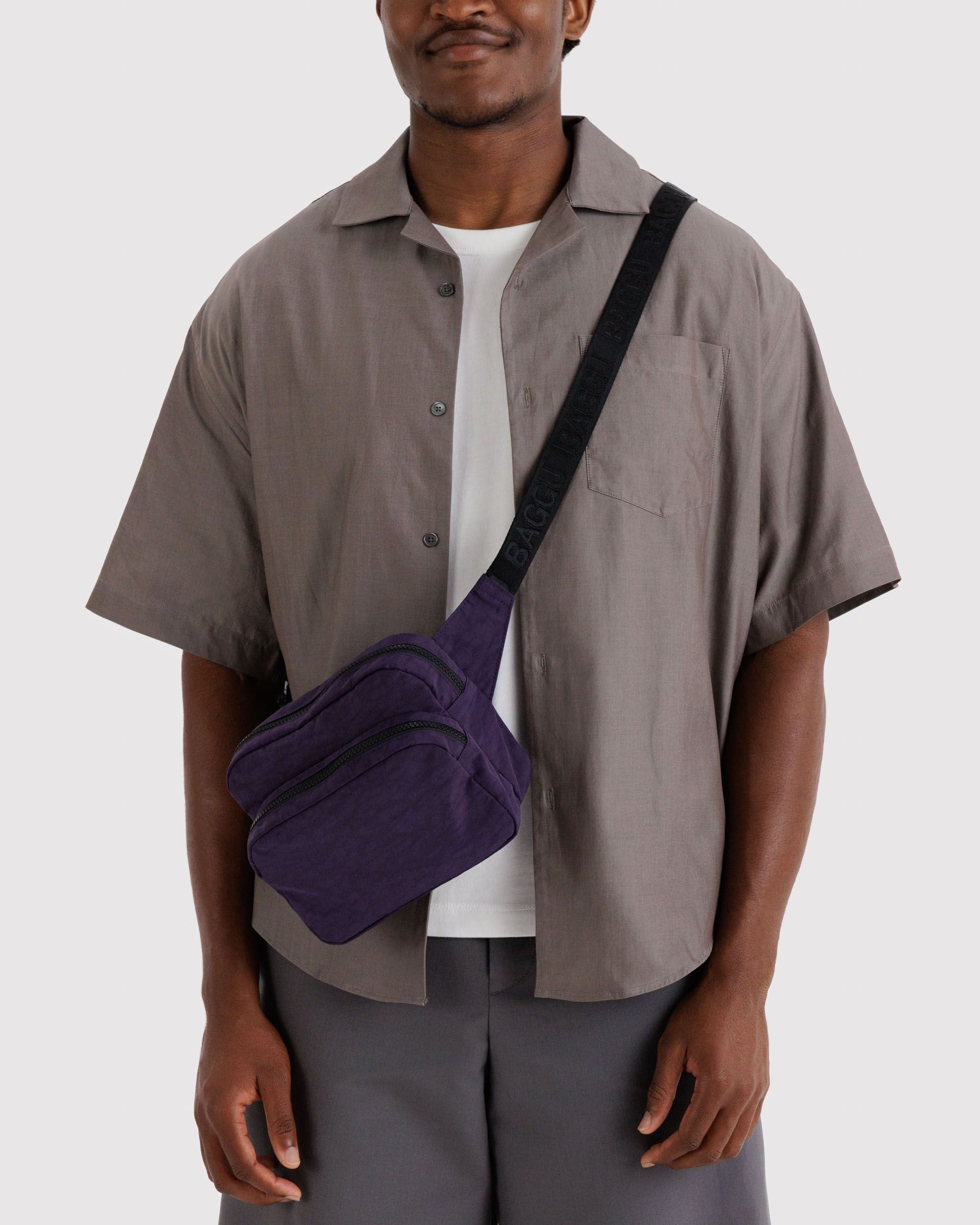 Fanny Pack in Fig - Compact Hands Free Carry