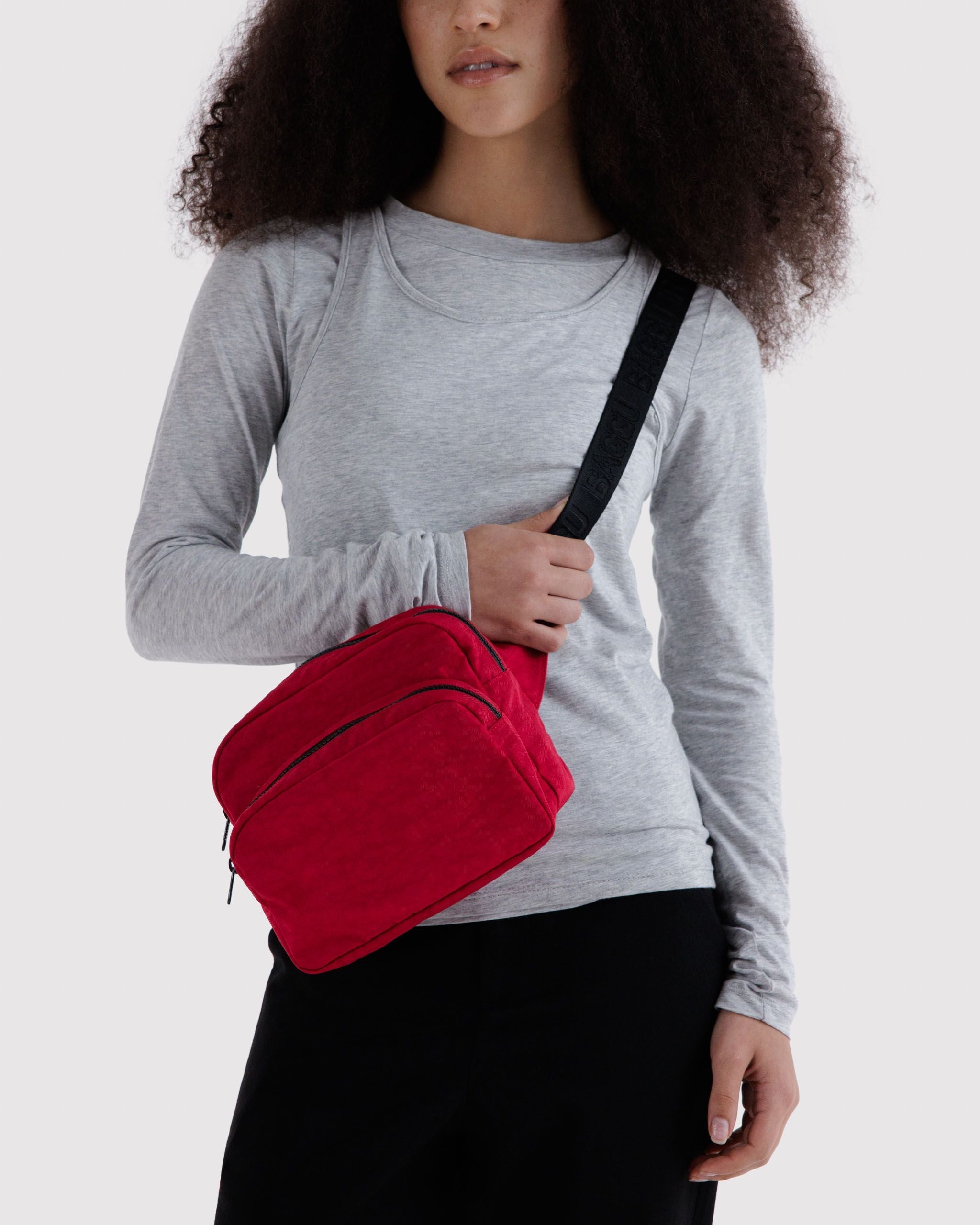 Fanny Pack in Cherry - Compact Hands Free Carry