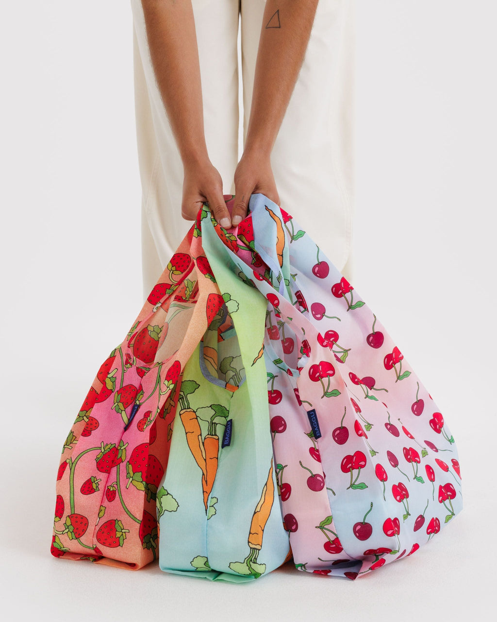 Standard Baggu Set of 3 in Carrots and Berries