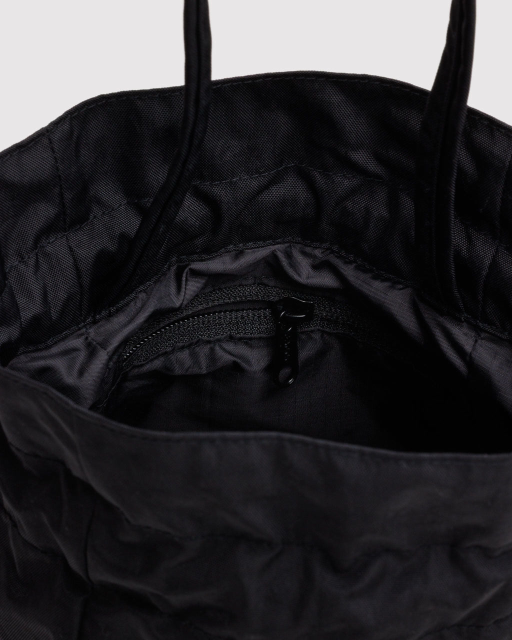 Nylon Drawstring Bag in Black - Hands Free Everyday Carry