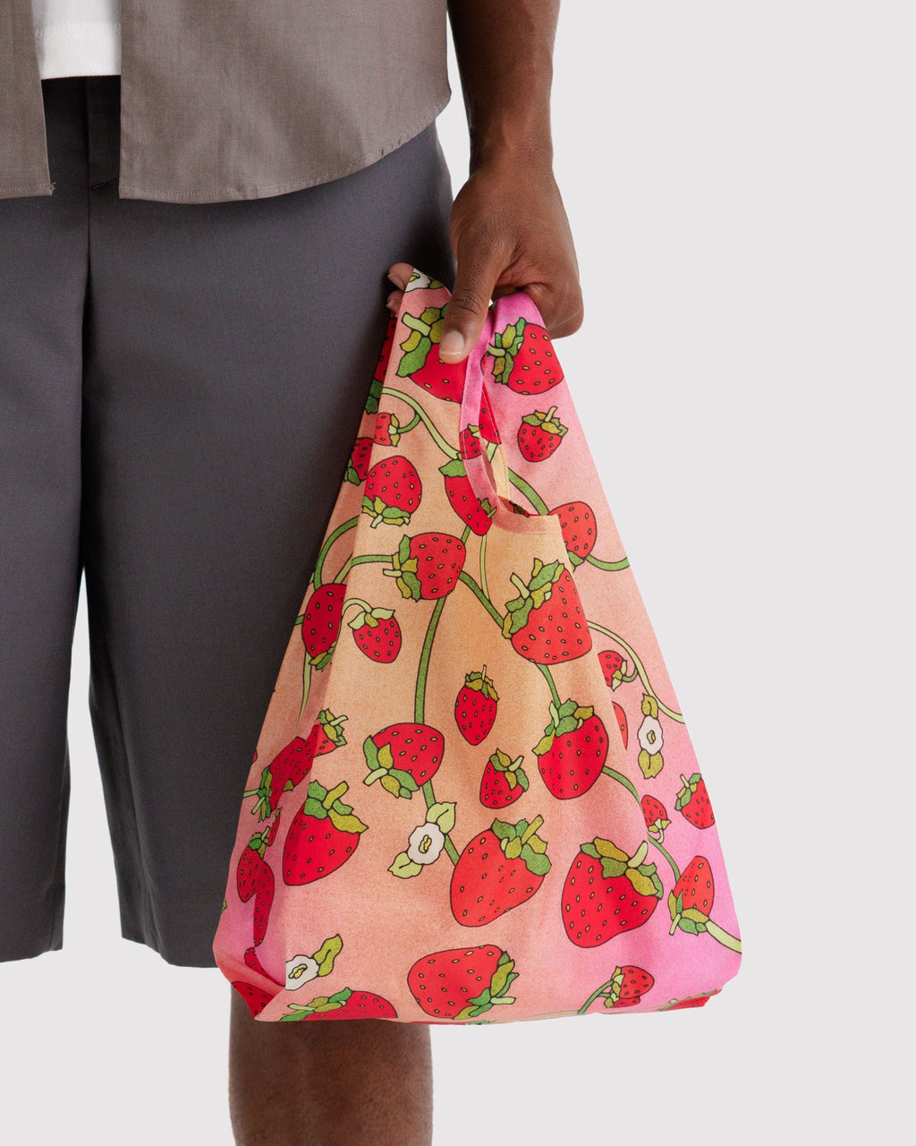 Baby Baggu in Strawberry Blossom - Reusable Everyday Carry