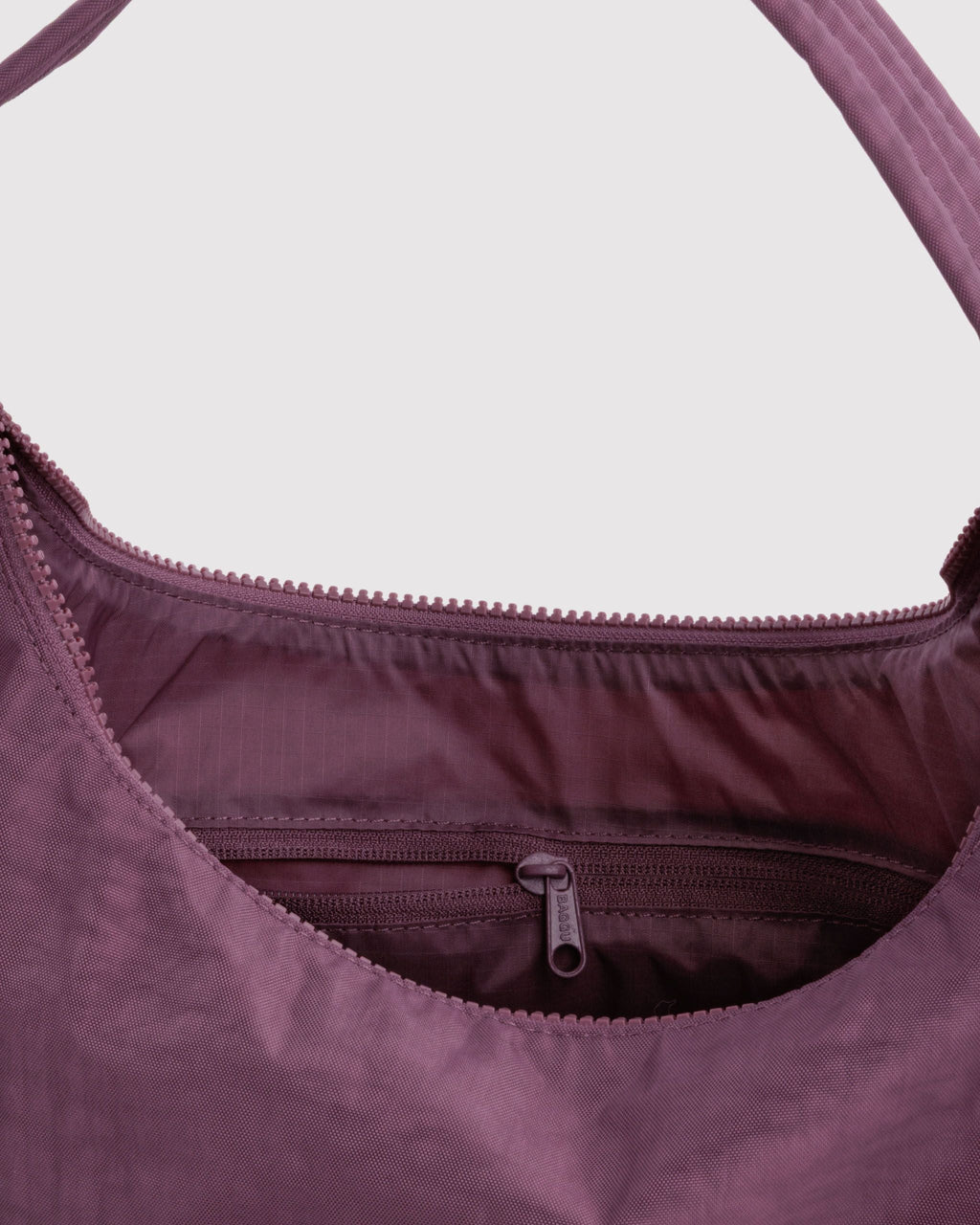 Nylon Shoulder Bag in Wild Plum - Hands Free Everyday Carry