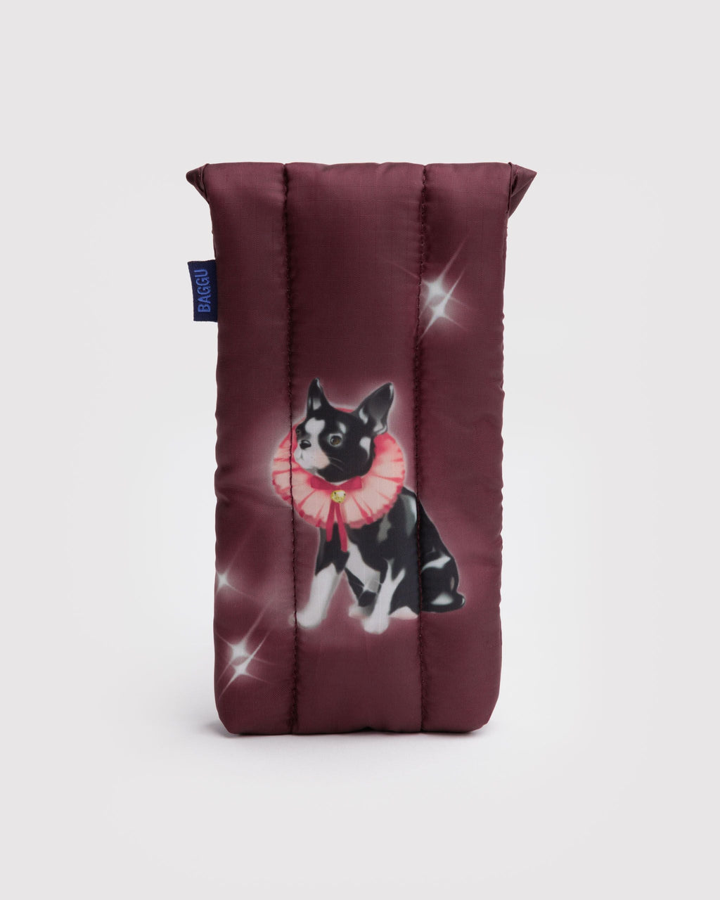Puffy Glasses Sleeve in Fancy Dogs - Soft Protective Storage