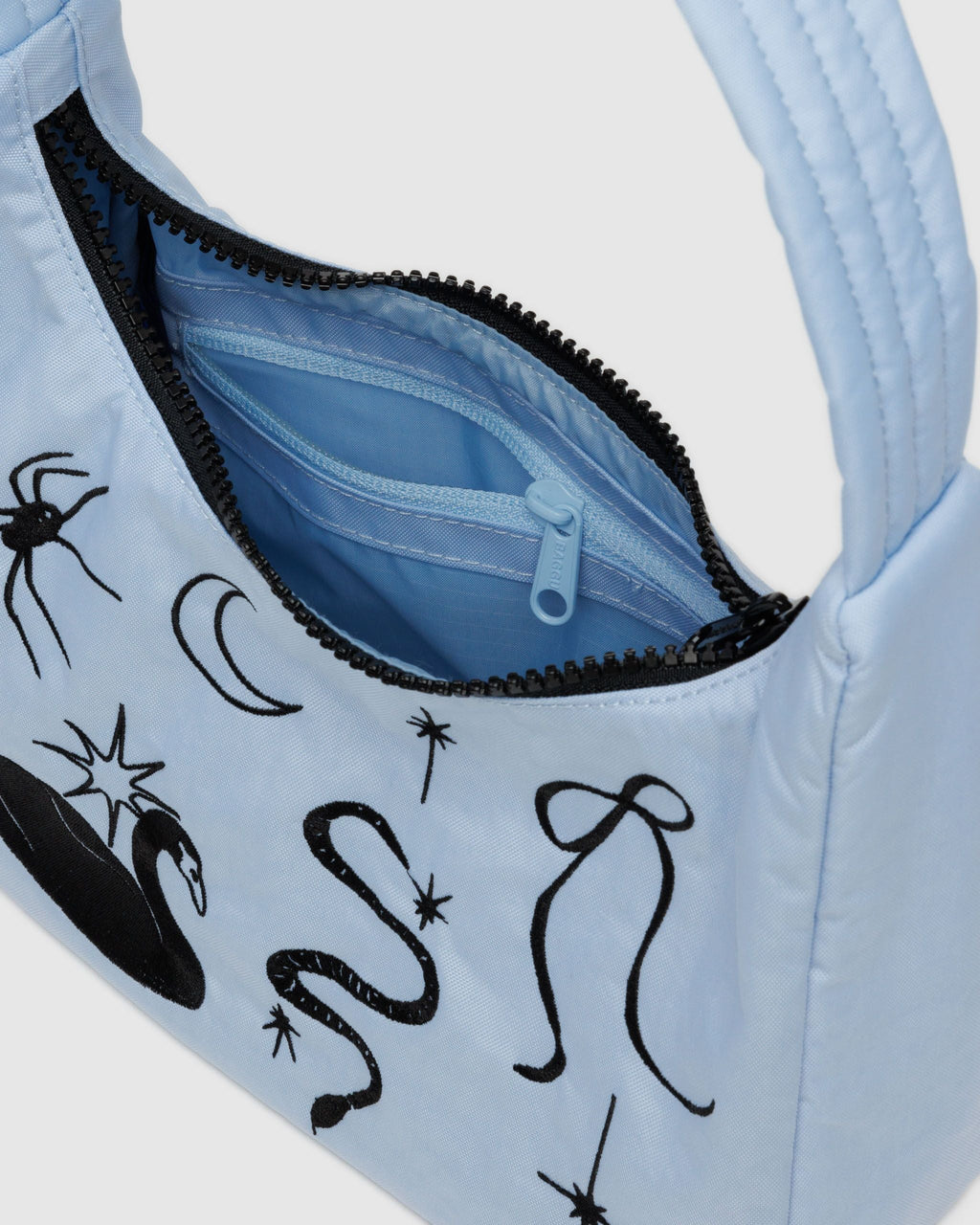Mini Nylon Shoulder Bag - Sale in Embroidered Ballet Icons