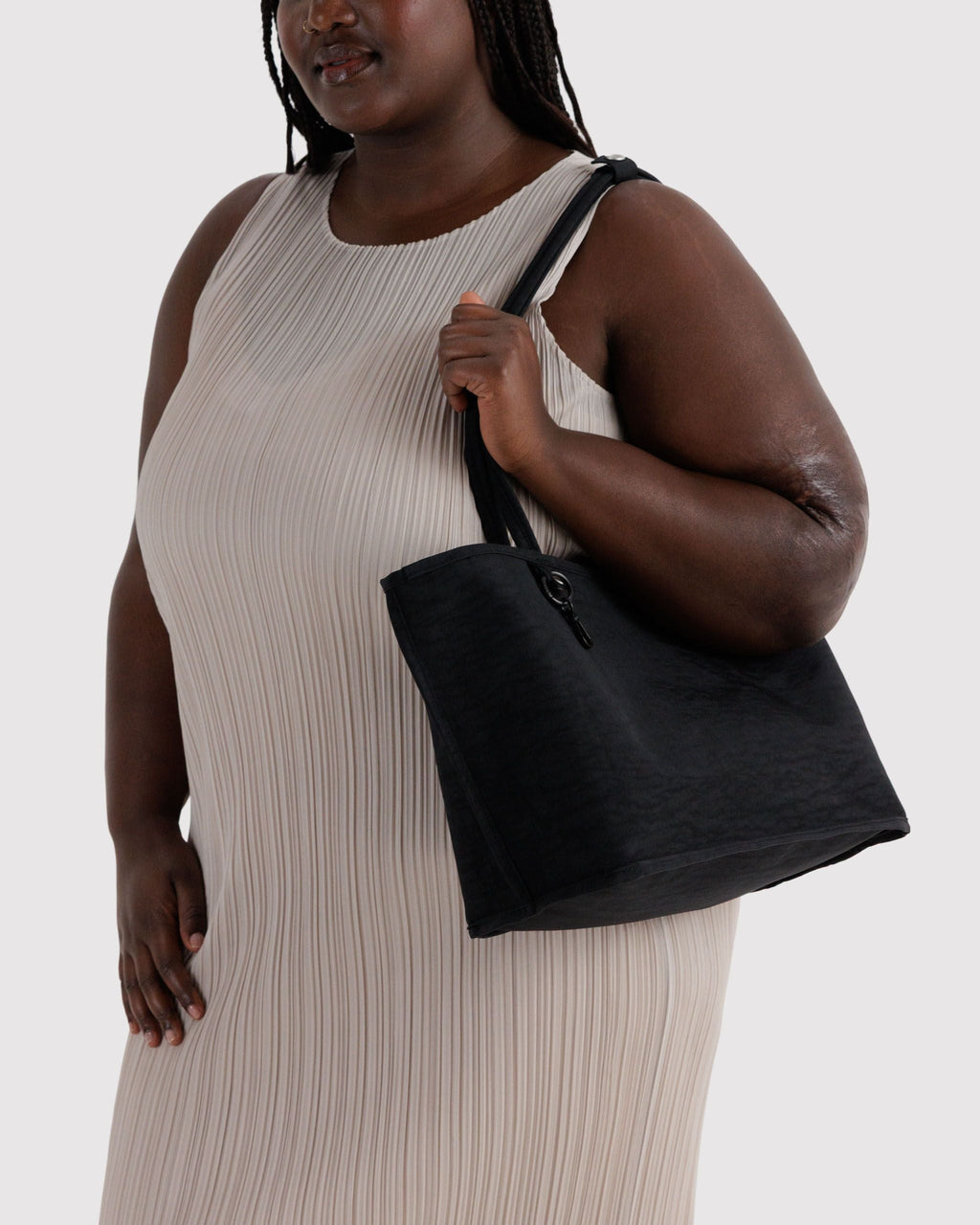 Medium Nylon Reversible Tote in Leopard Mix - Roomy Everyday Carry