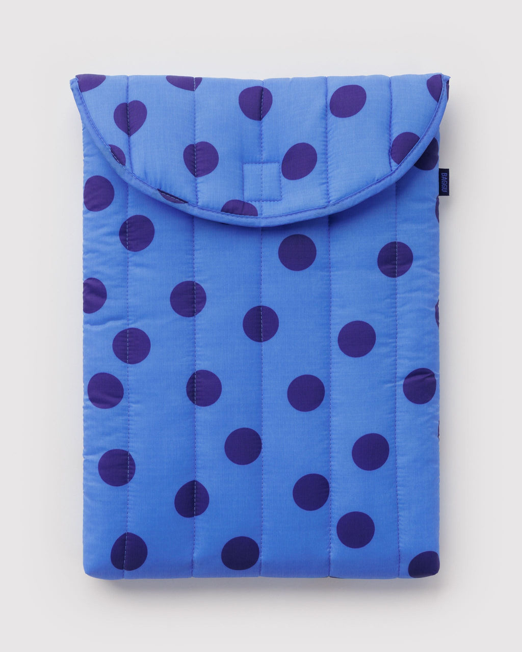 Puffy Laptop Sleeve 16" - Blue Polka Dot