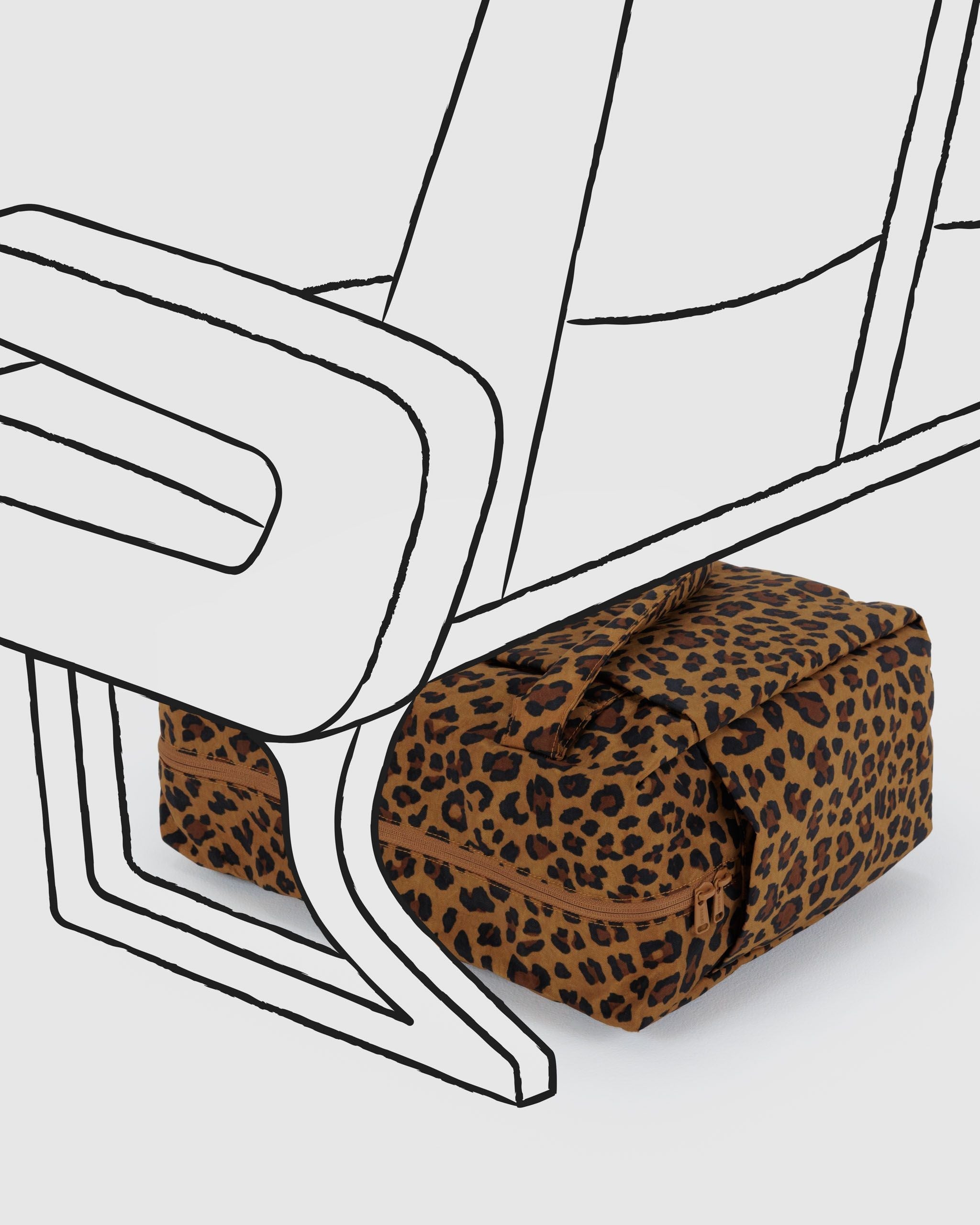 Small Cloud Carry-On in Leopard - Organized Travel Carry