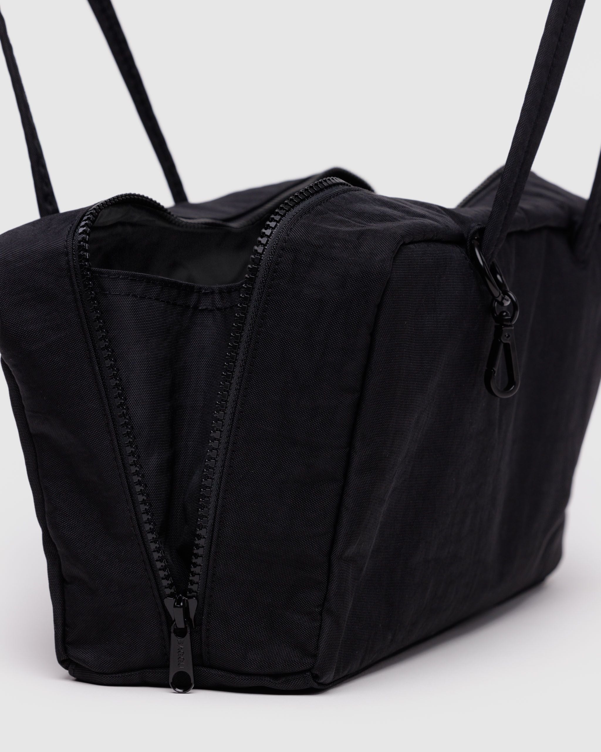 Nylon Bowler Bag in Black - Hands Free Everyday Carry