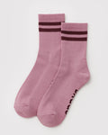 Ribbed Sock - Wild Plum Stripe