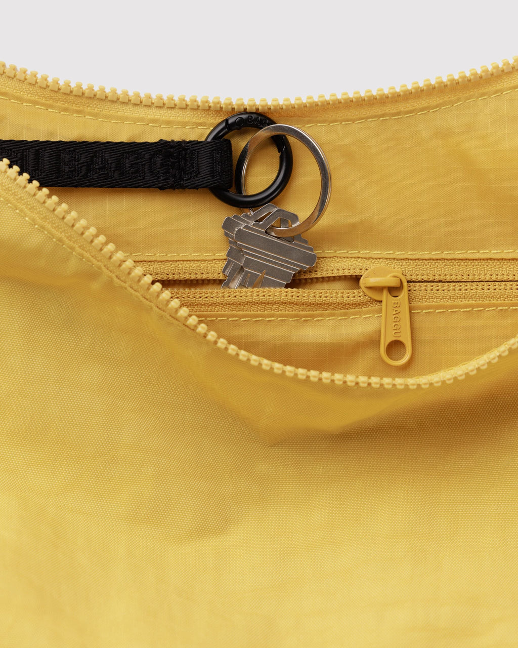Medium Nylon Crescent Bag in Sunflower - Hands Free Everyday Carry