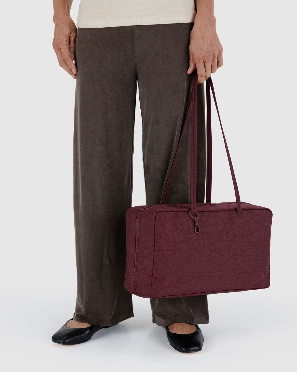 Medium Nylon Bowler Bag - Sale in Mahogany - Hands Free Everyday Carry