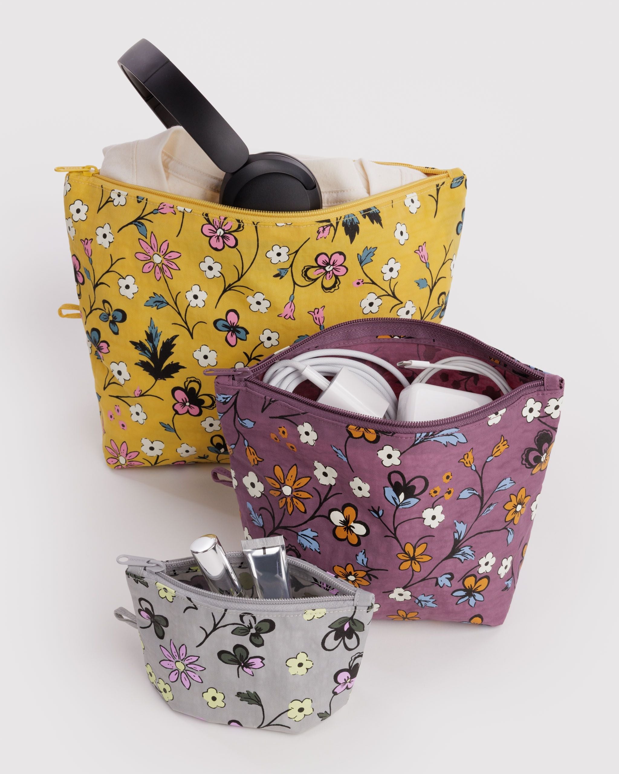 Go Pouch Set in Wildwood Mix - Easy Packing and Storage