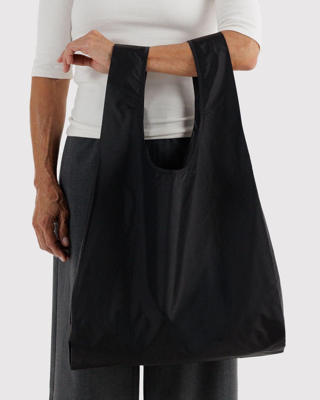 Standard Baggu in Black - Reusable Everyday Carry