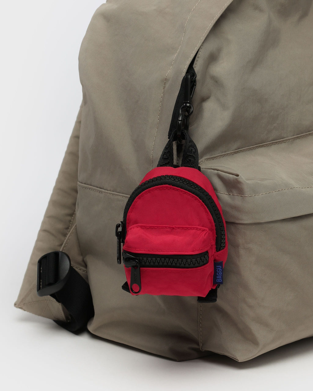 Backpack Charm in Candy Apple - Playful Bag Accessory