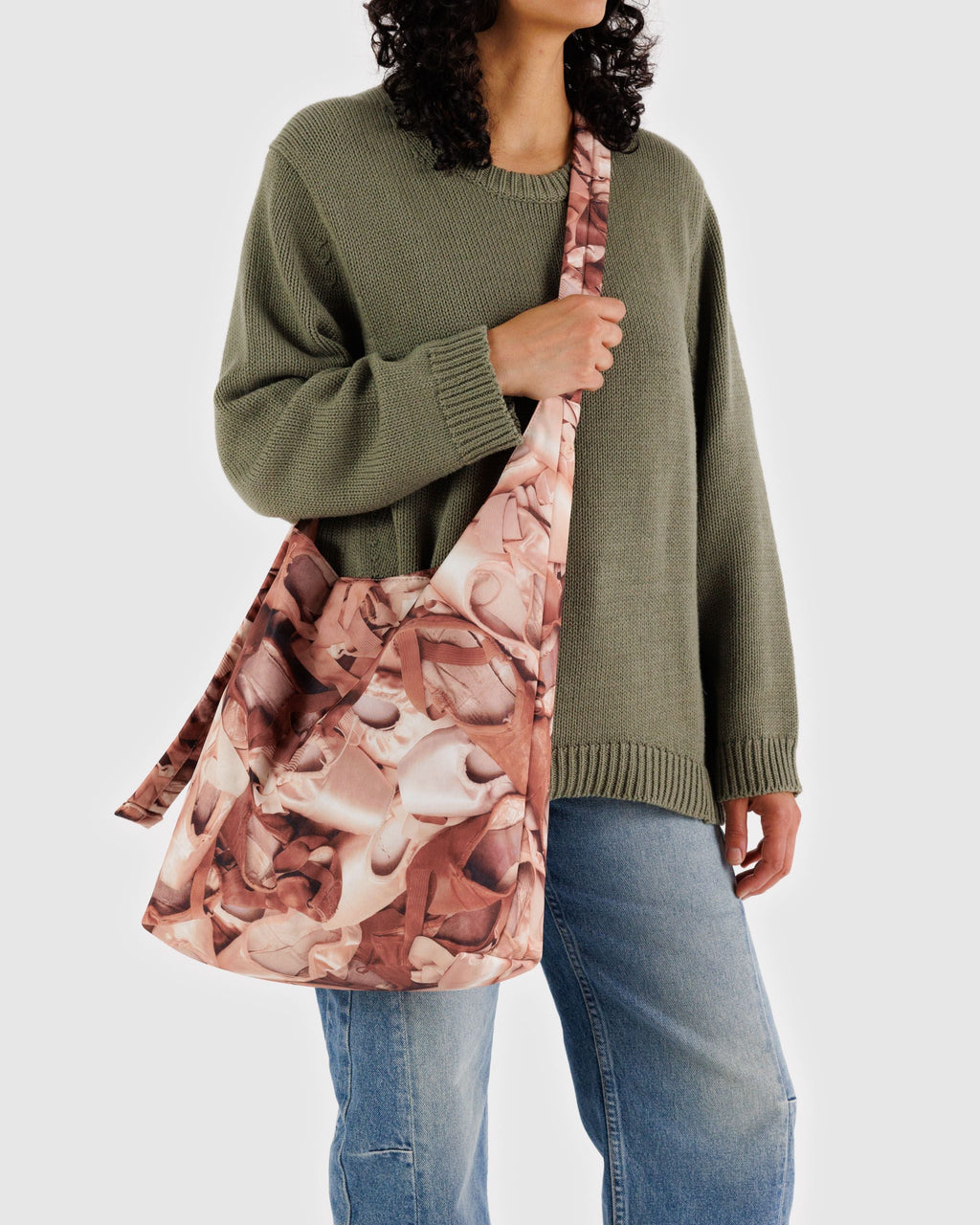 Large Nylon Sling in Pointe Shoe - Hands Free Everyday Carry