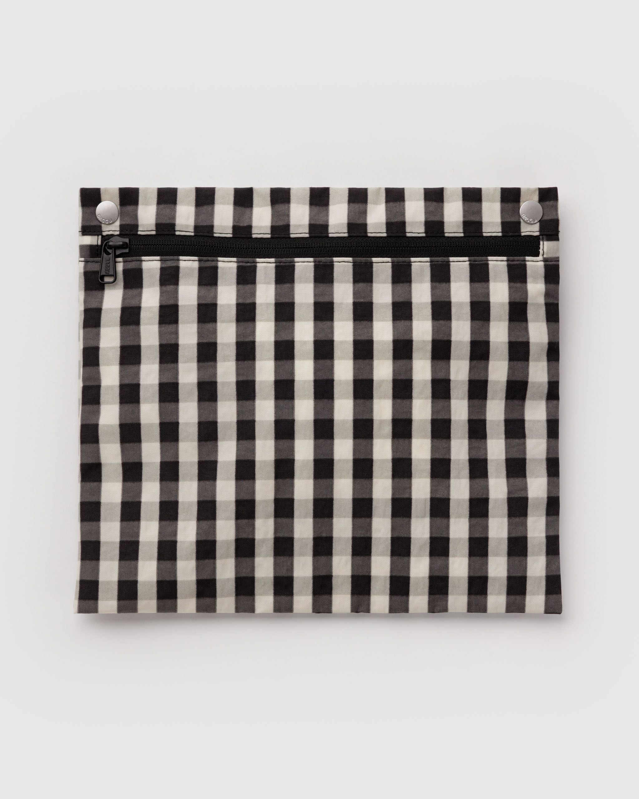 Cloud Carry-On in Black and Cream Gingham - Organized Travel Carry