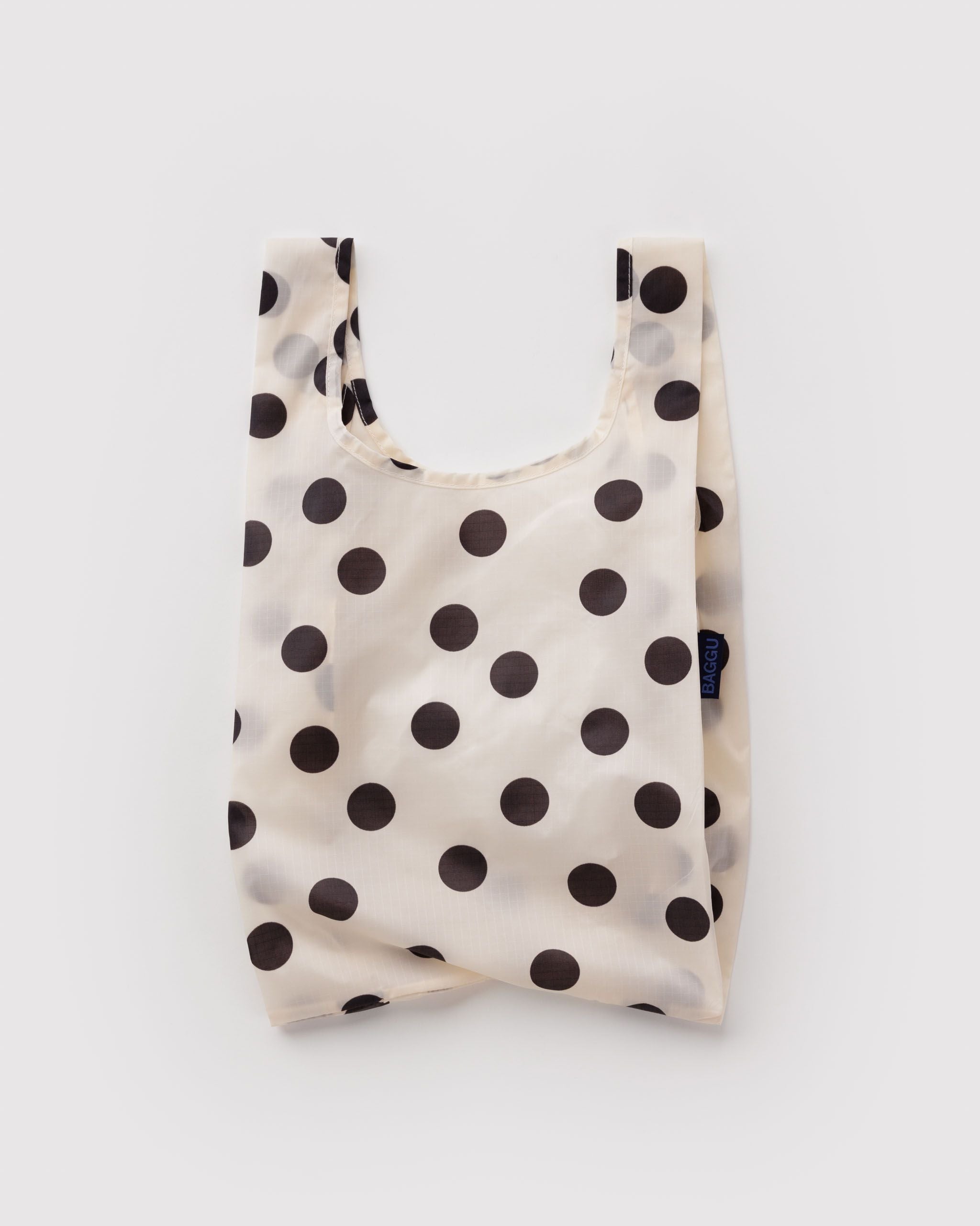 Baby Baggu - Cream and Black Polka Dot