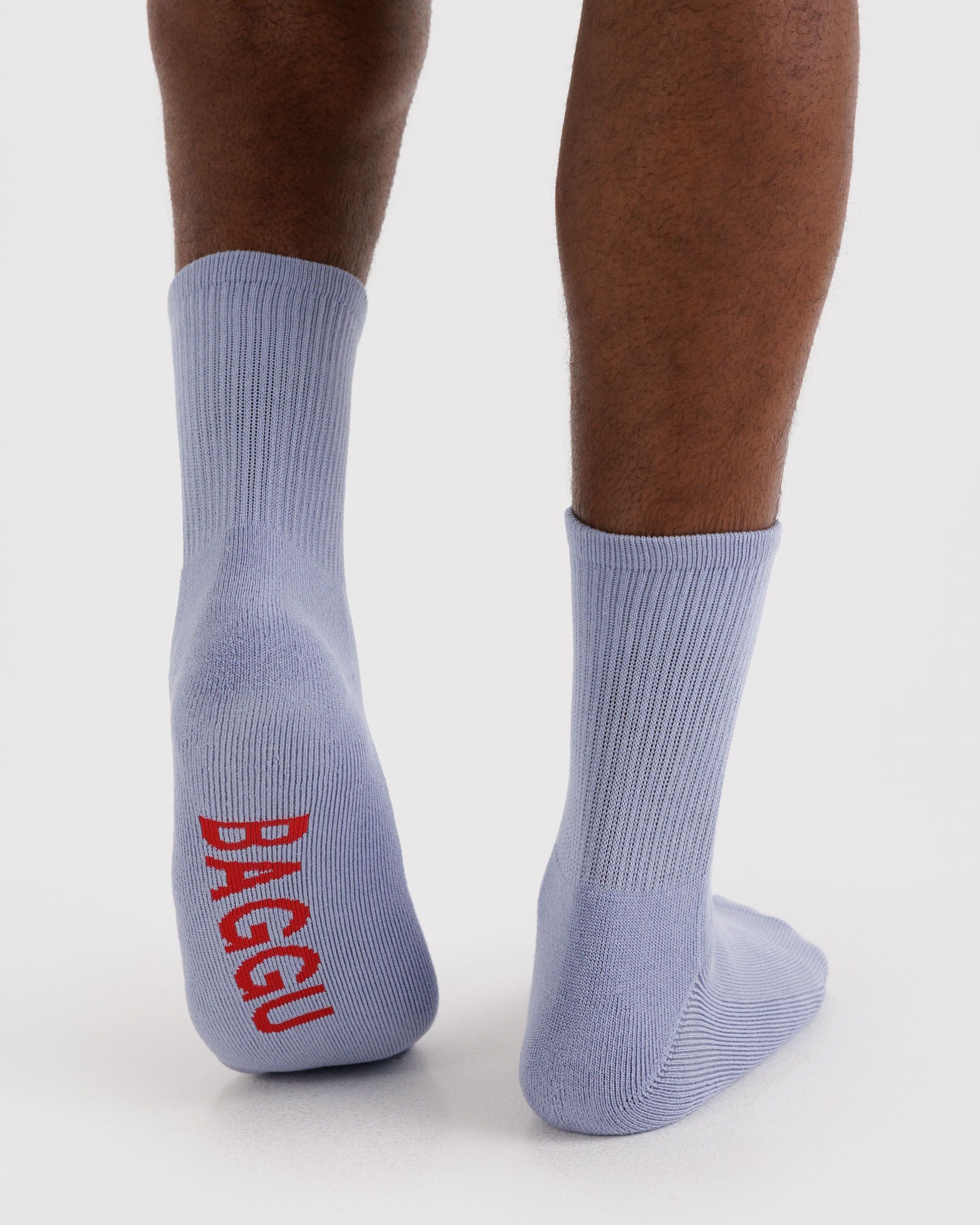 Ribbed Sock in Mist - Comfortable Everyday Style