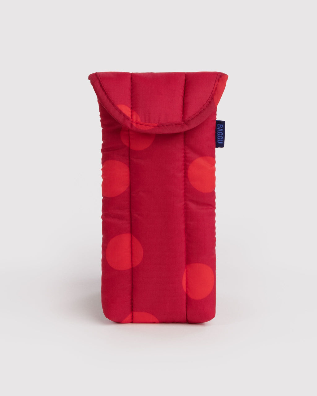 Puffy Glasses Sleeve - Red Polka Dot
