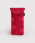 Puffy Glasses Sleeve - Red Polka Dot
