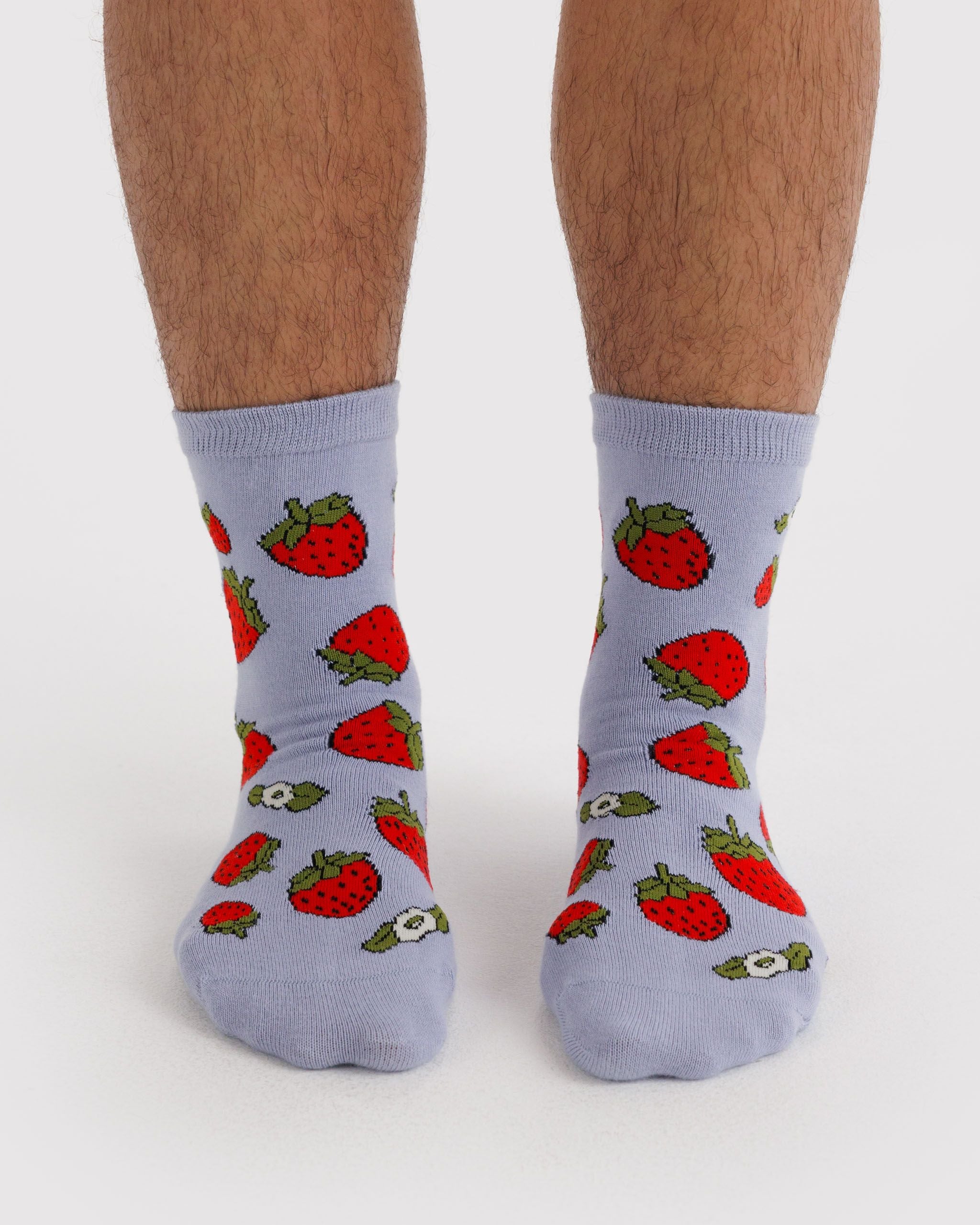 Crew Sock in Strawberry Blossom - Comfortable Everyday Style