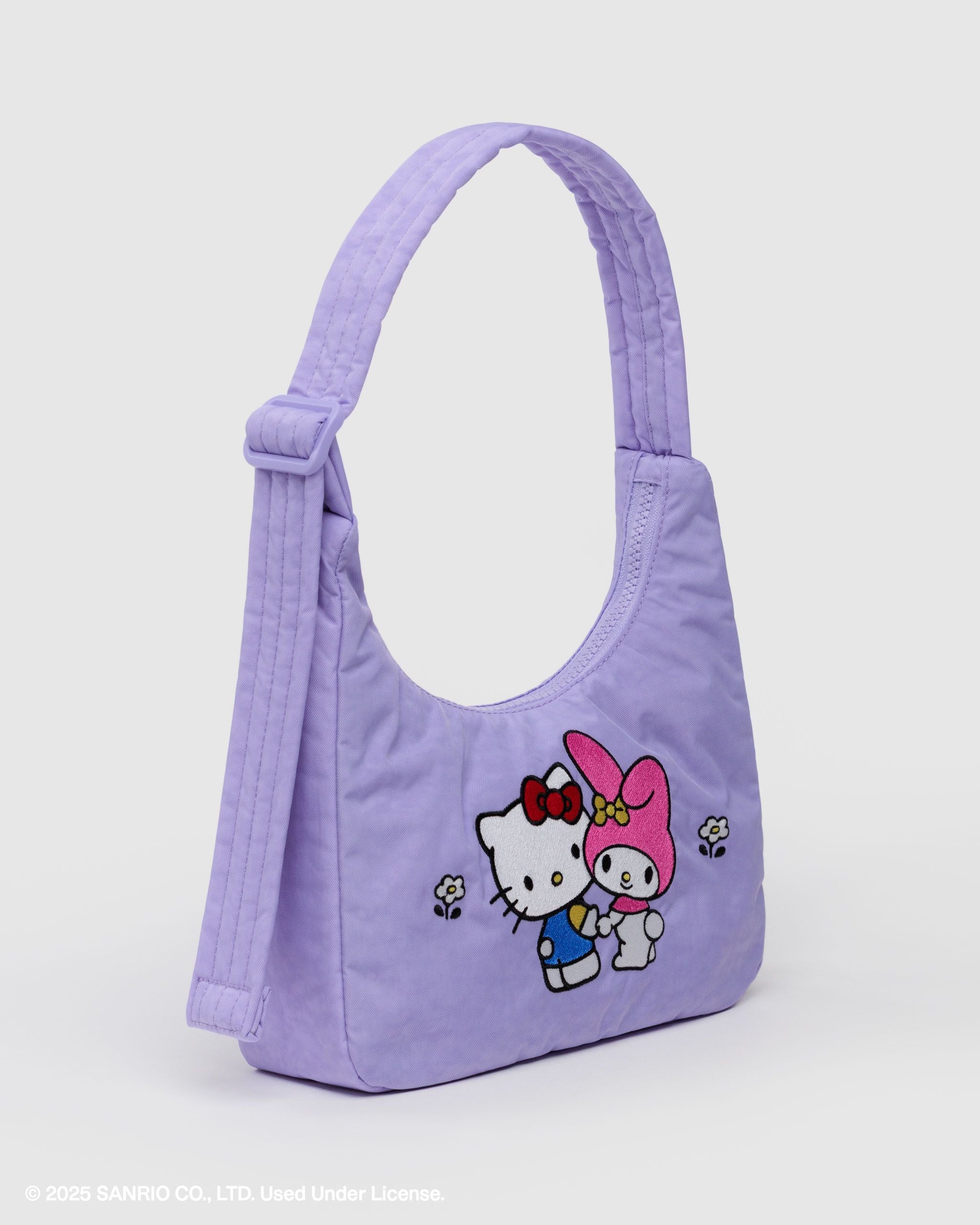 Mini Nylon Shoulder Bag - Sale in Embroidered Hello Kitty and My Melod